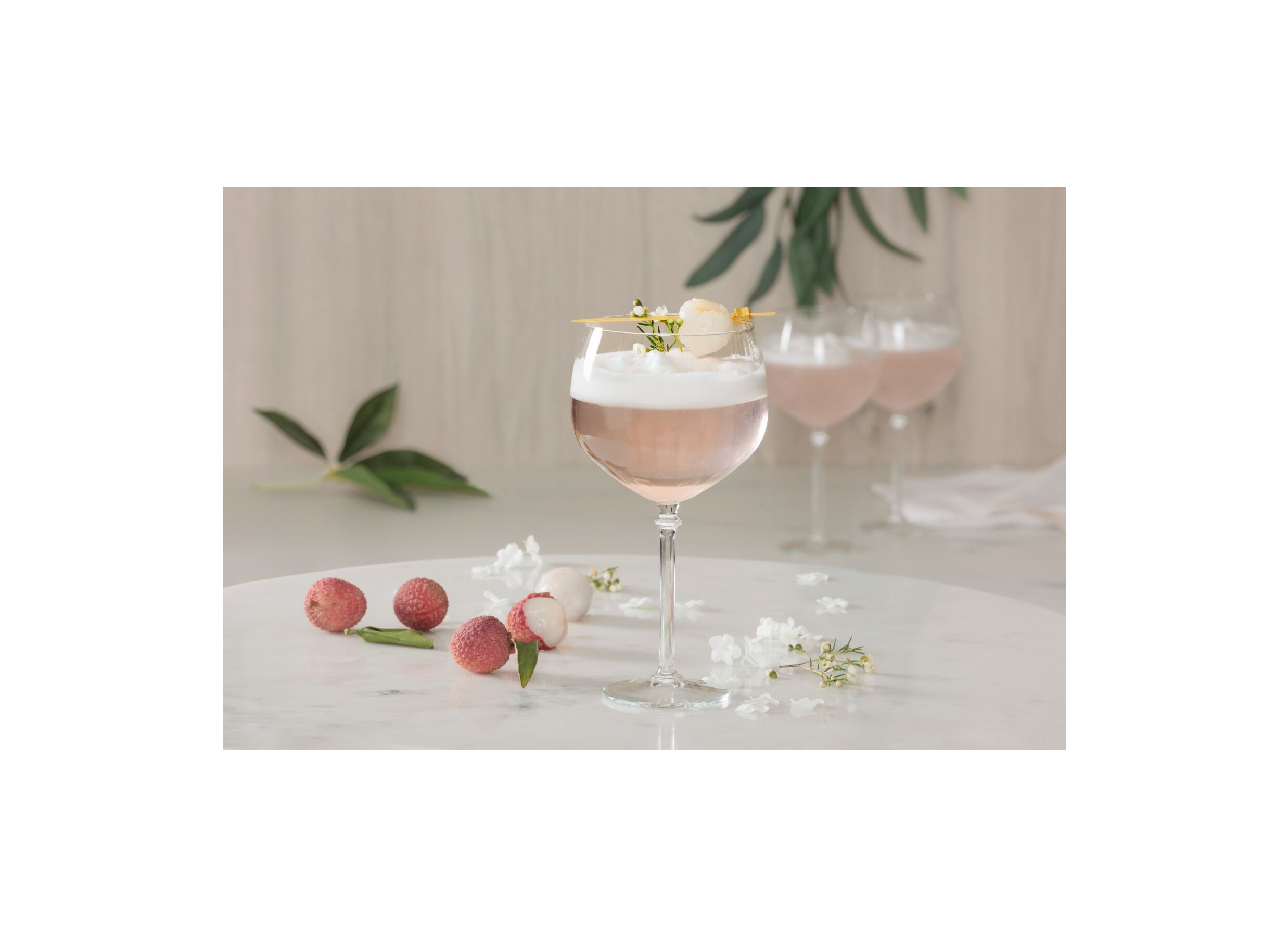 Sfeerfoto - Ginglas Strie 64cl - glas - transparant set van 4