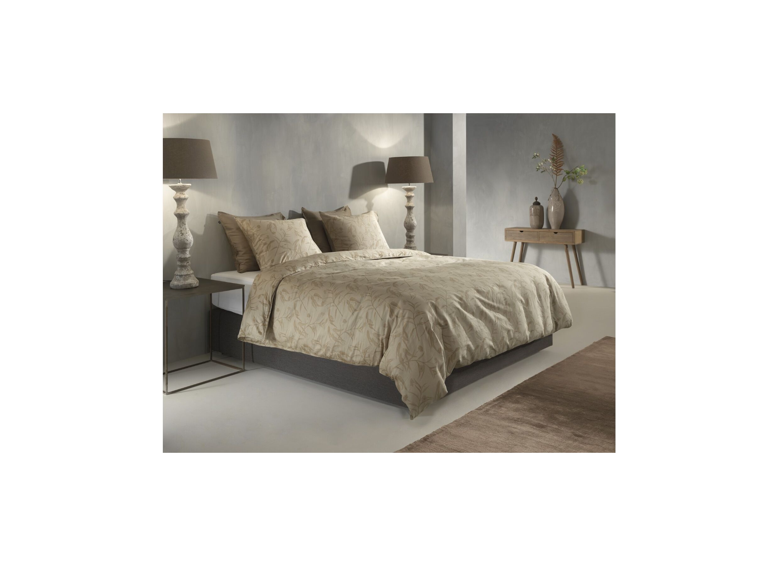 Housse de couette Fiori Di Satinado 240x220cm satin de coton - Housse de couette Fiori Di Satinado 240x220cm satin de coton