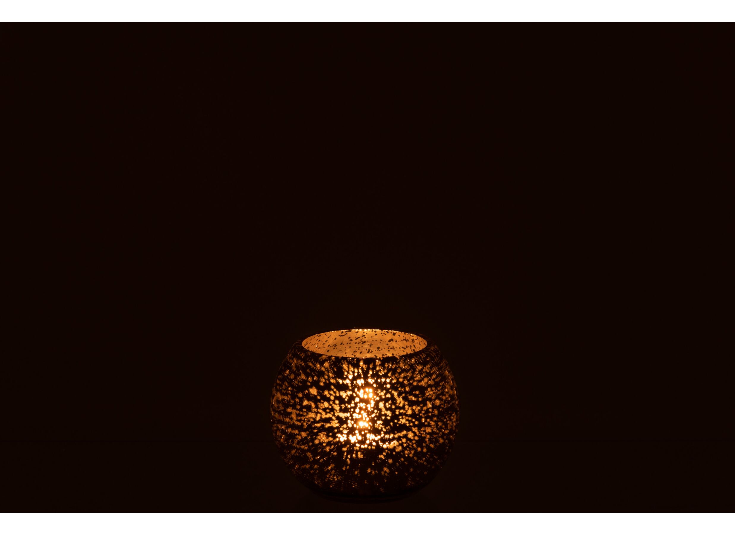 Detailfoto - Windlicht Bol Craquele