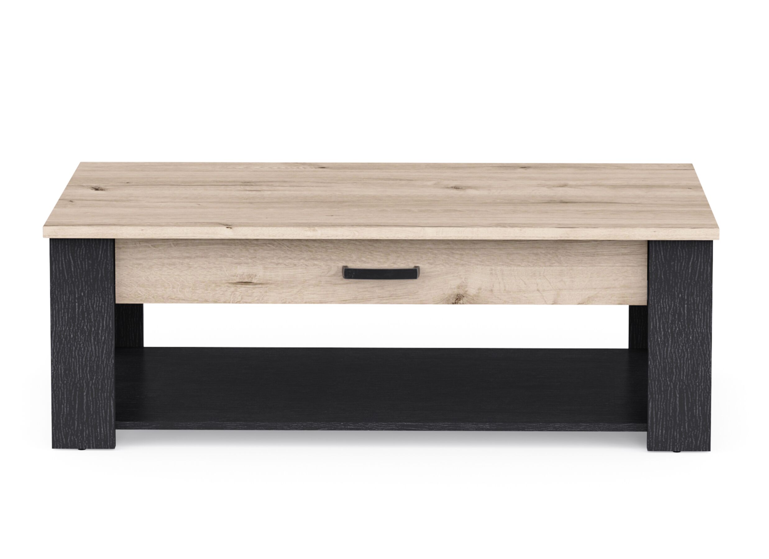 Overzichtsfoto - Salontafel Aubrac 120x64cm - decor - royal oak & ebben