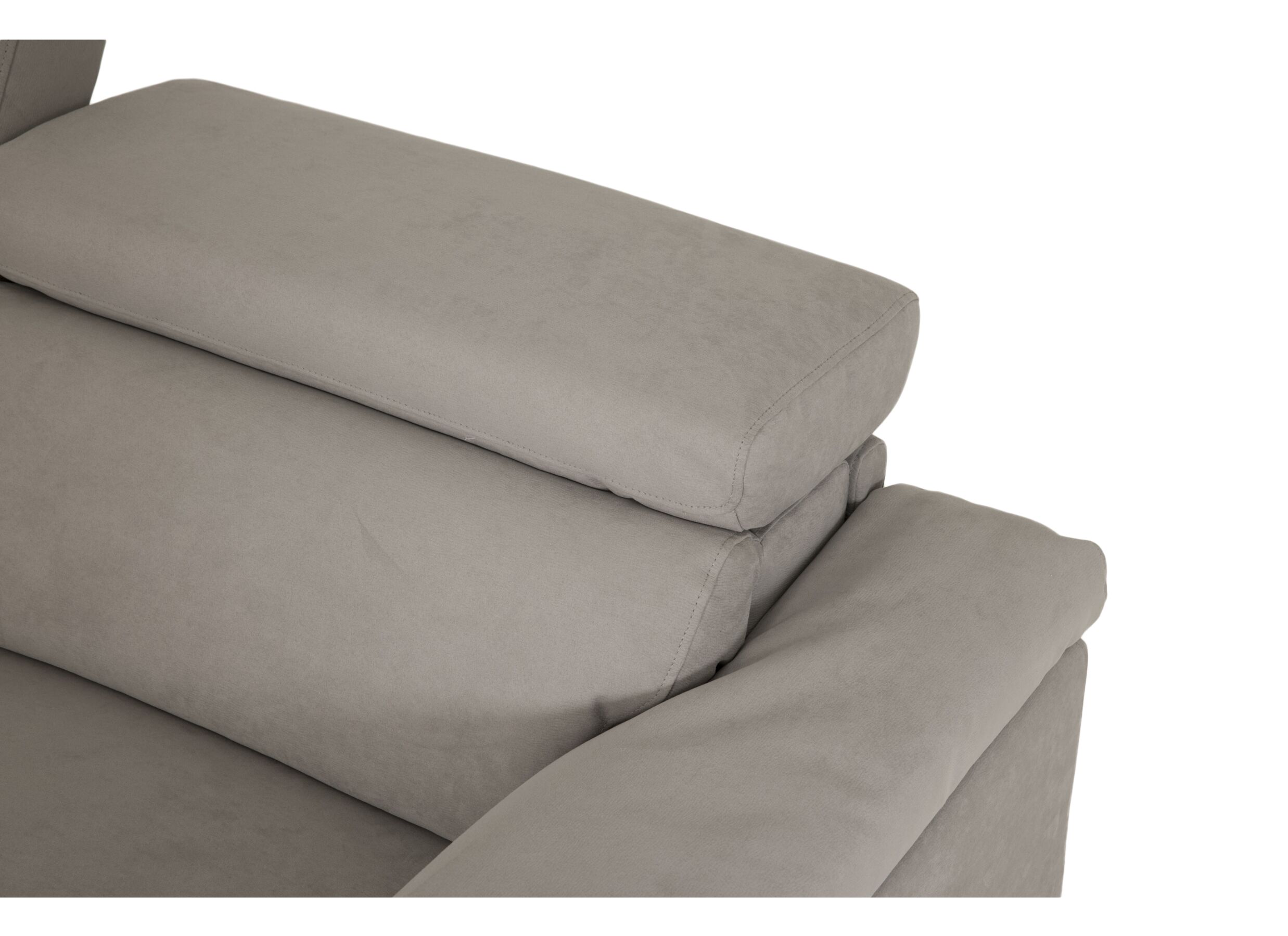 Detailfoto - Hoeksalon Cell 295x232cm - stof - grijs met relax