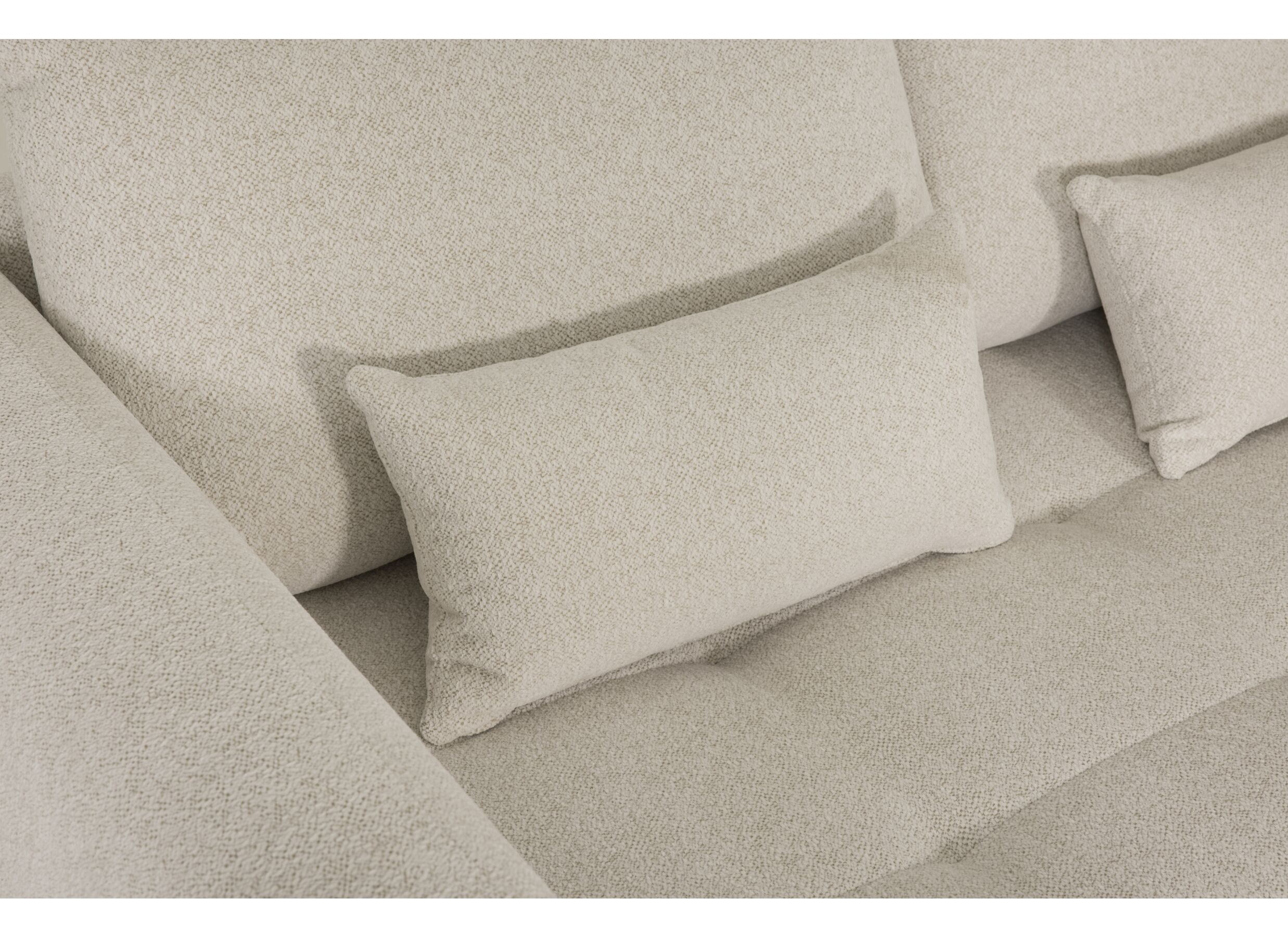 Detailfoto - 2-zits zetels Olivio 198x114cm - stof - beige