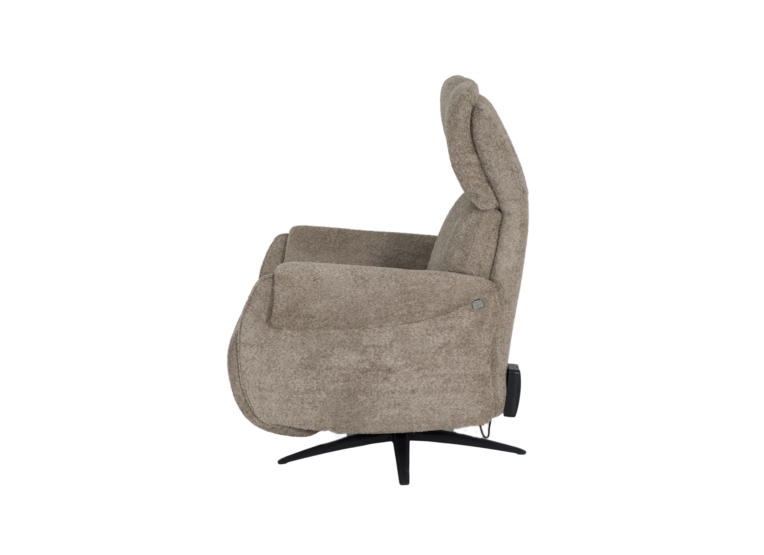 Aperçu - Fauteuil relax Cult électrique – tissu – kaki avec câble d'alimentation et fonction massage