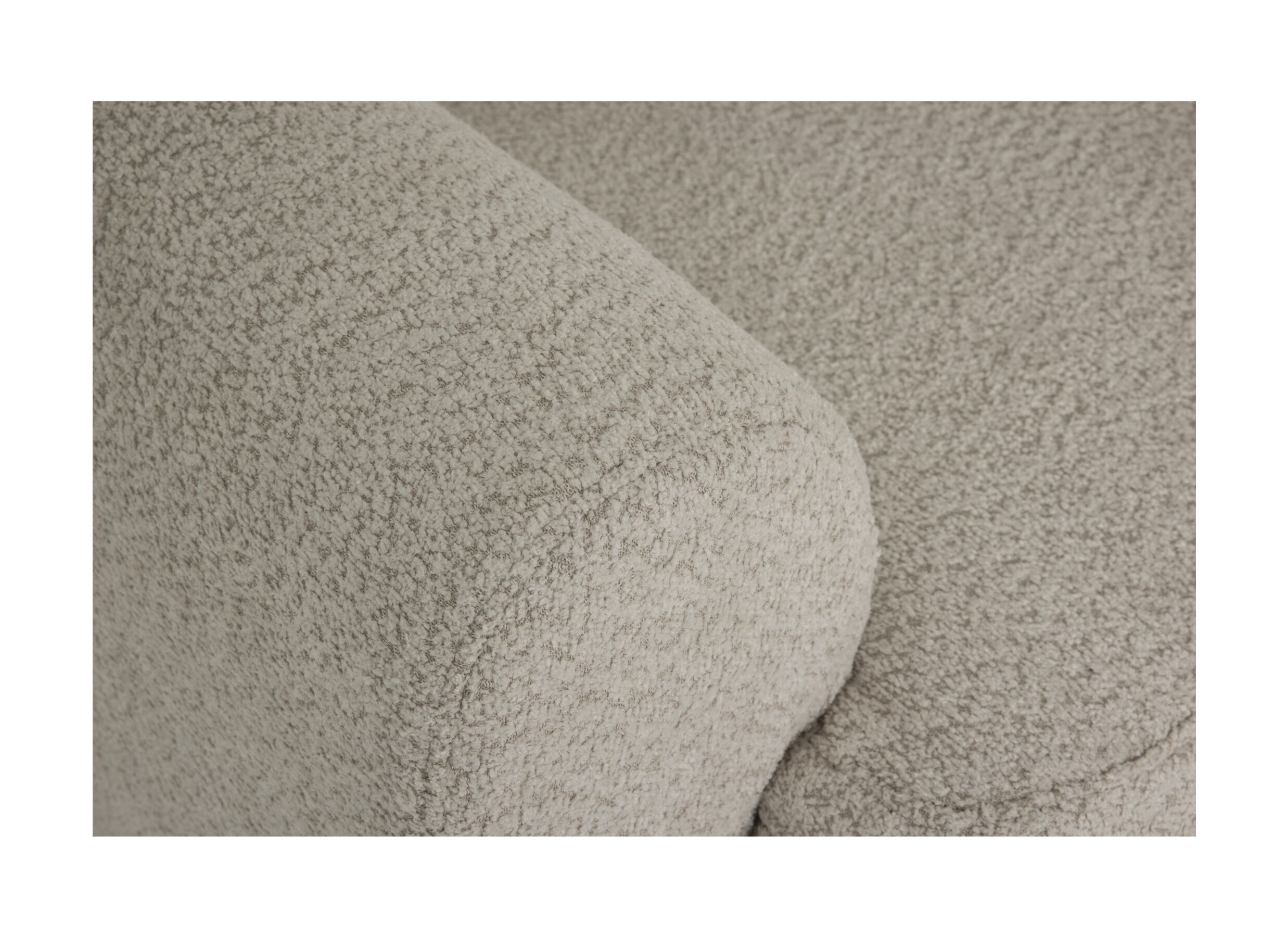 Detail - Canapé d'angle Malmo 340x171cm - tissu - beige