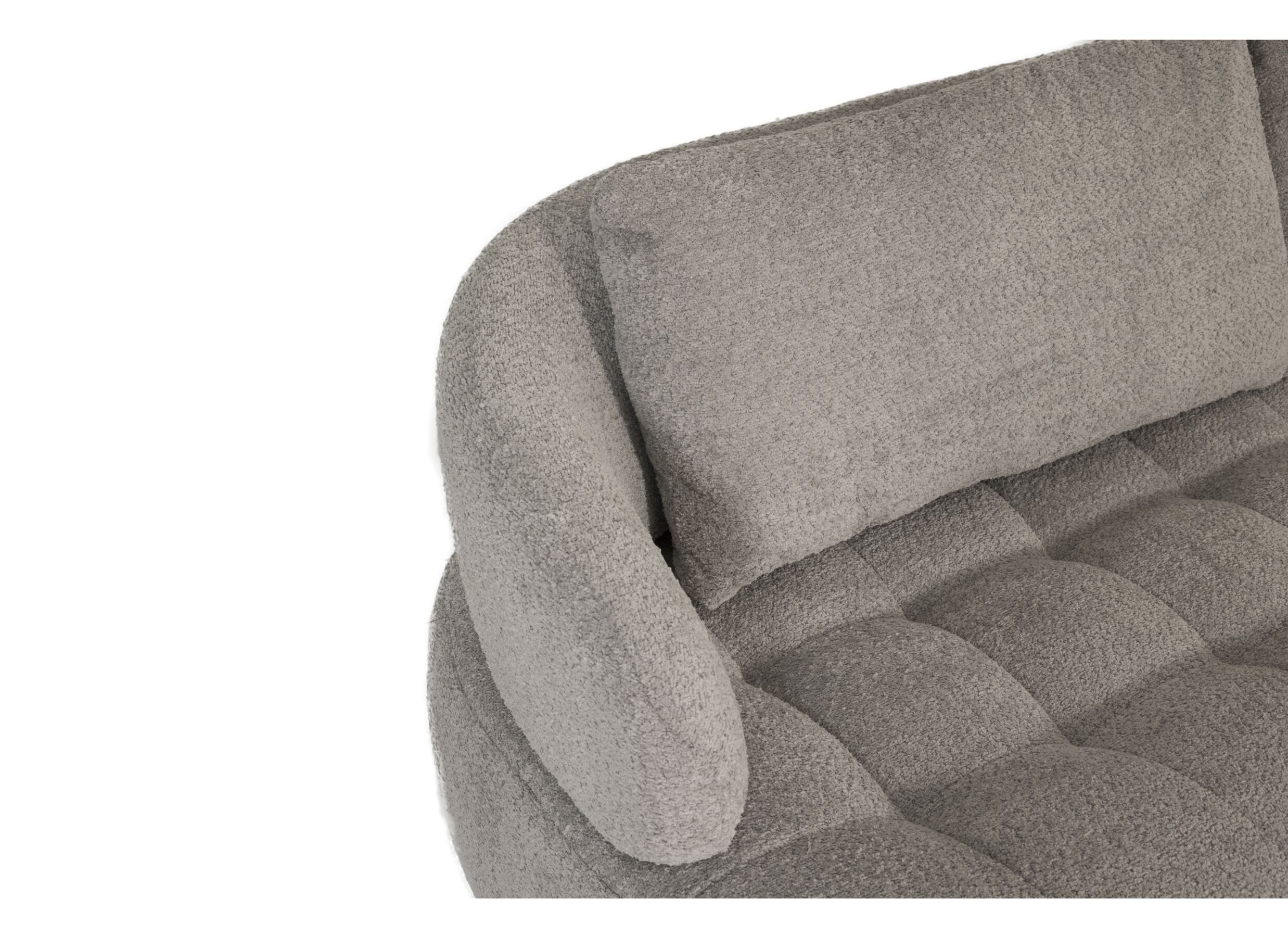 Detailfoto - Zetel Lepanto 2,5-zit - stof - silver grey