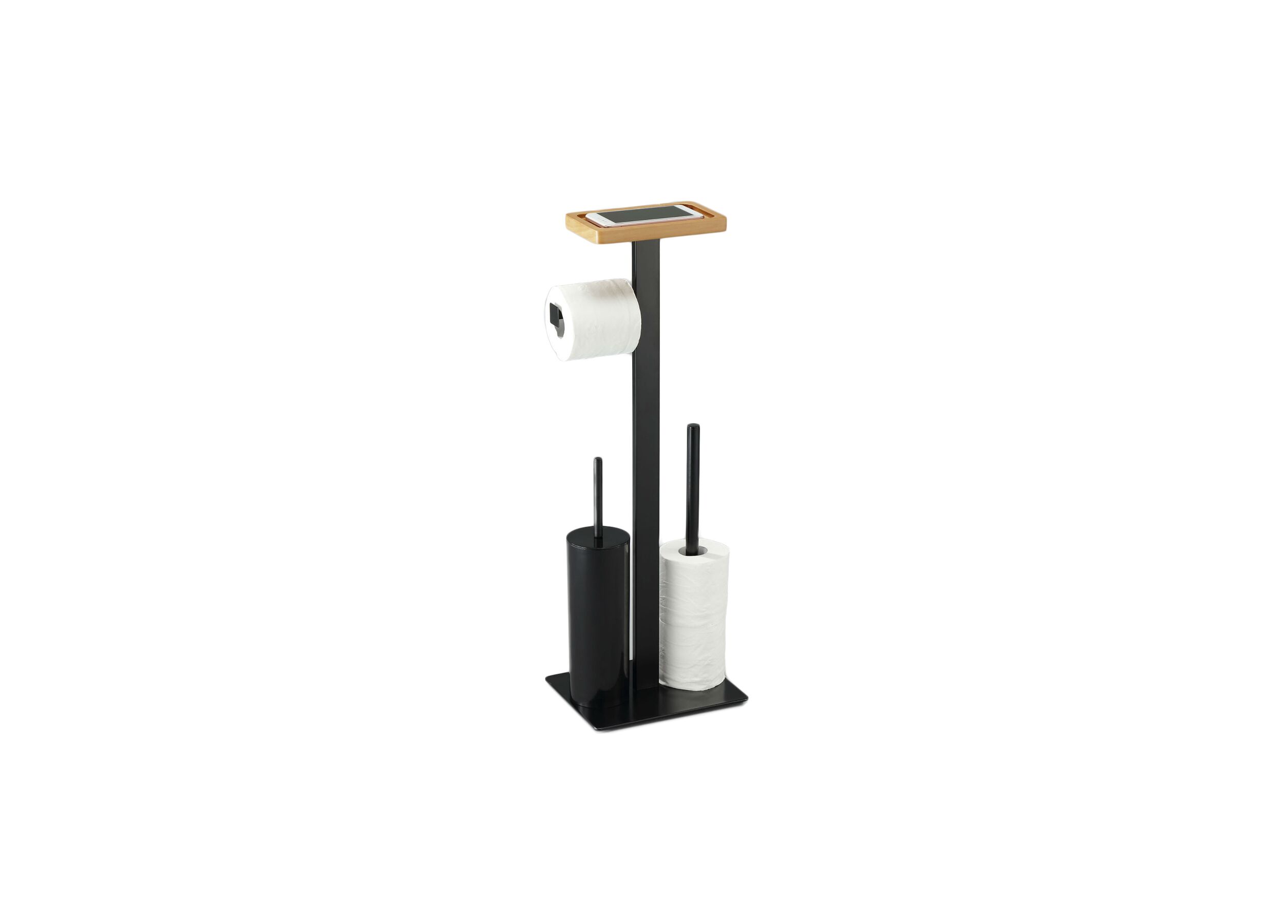 Toiletbutler Lentini zwart
