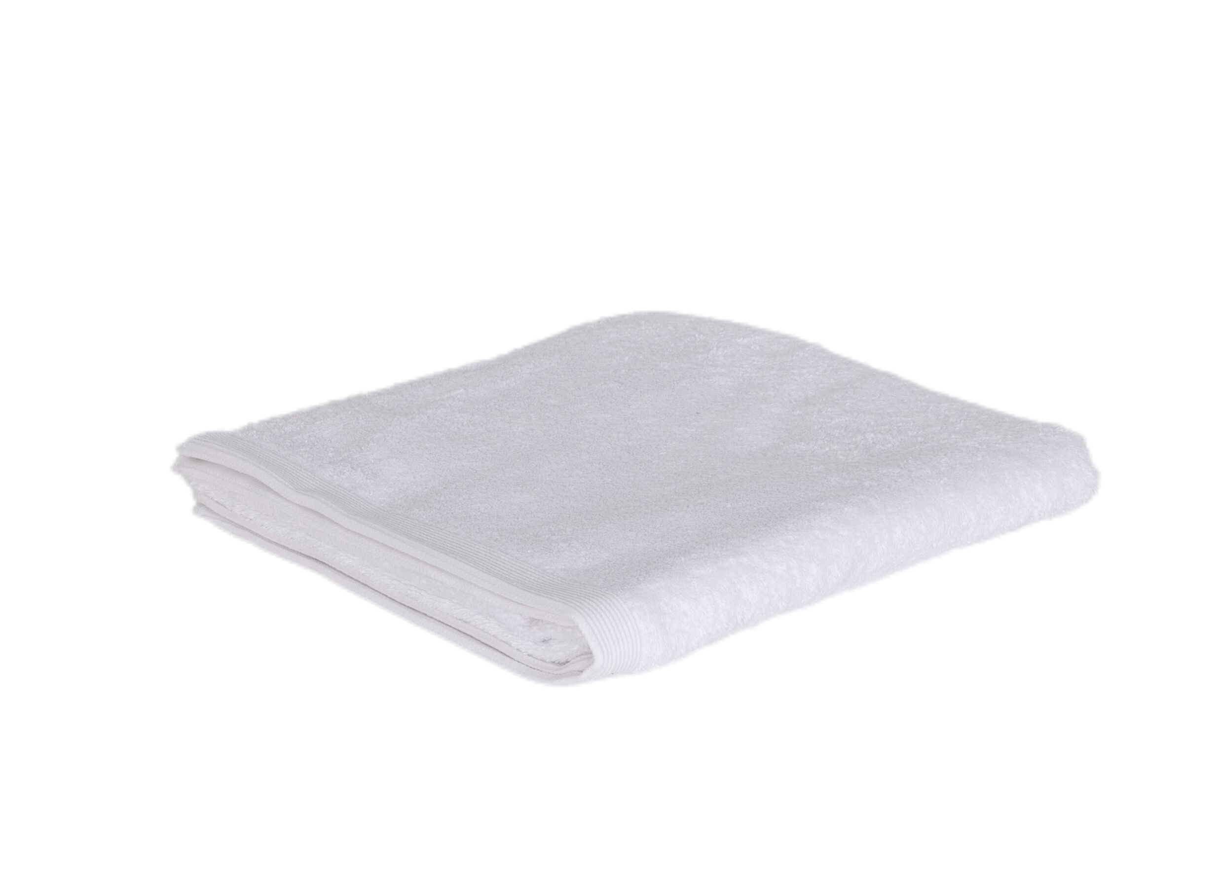 Aperçu - Serviette de bain Flora 50x100cm - coton - blanc