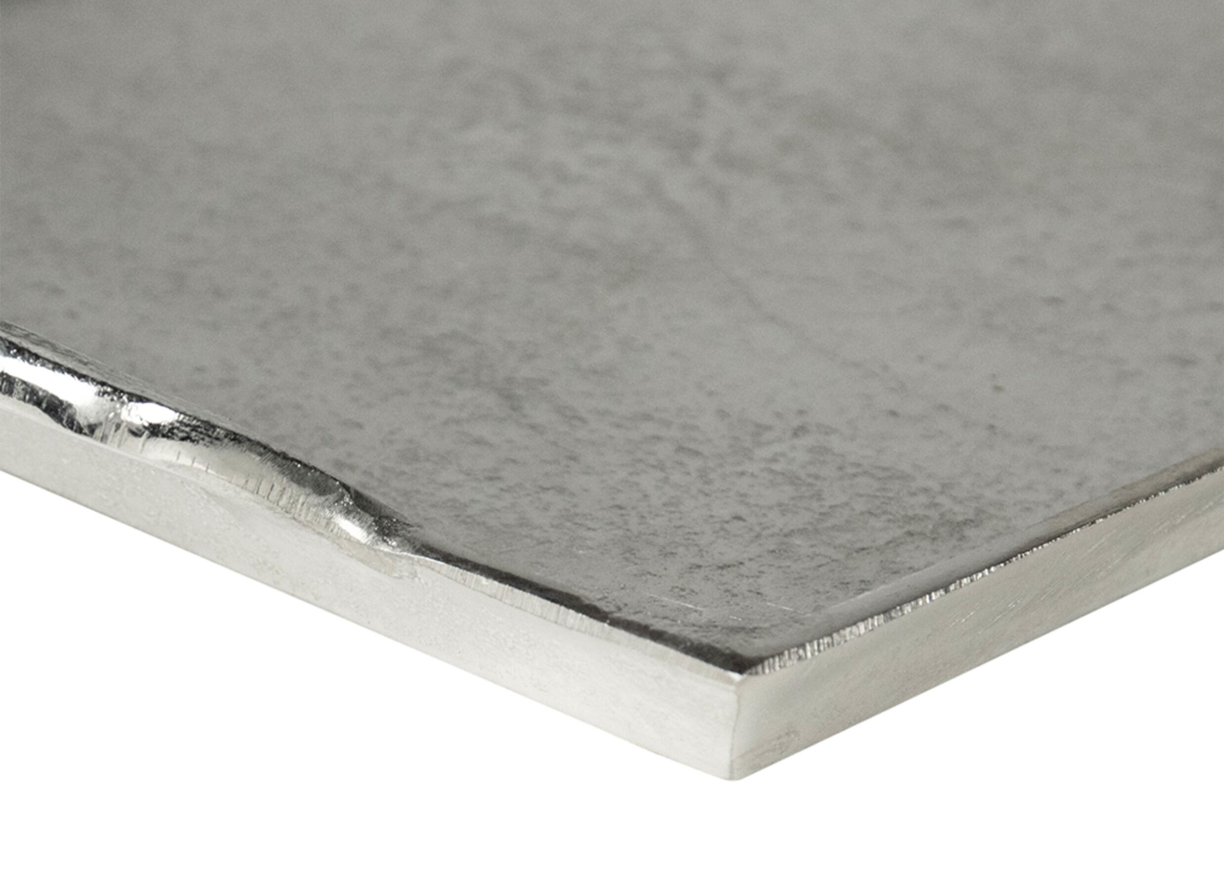 Detail - Plateau Silver Look 40x27cm - aluminium - argent