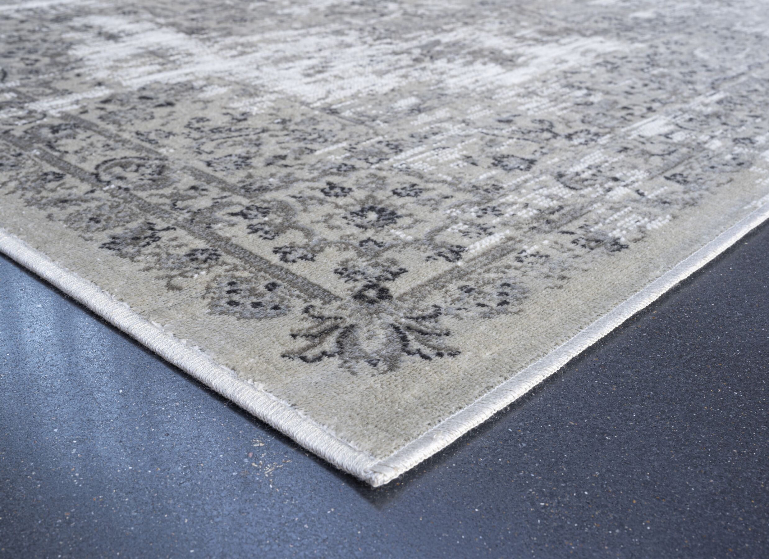 Detailfoto - Tapijt Ritz 195x300cm - polyester - grijs
