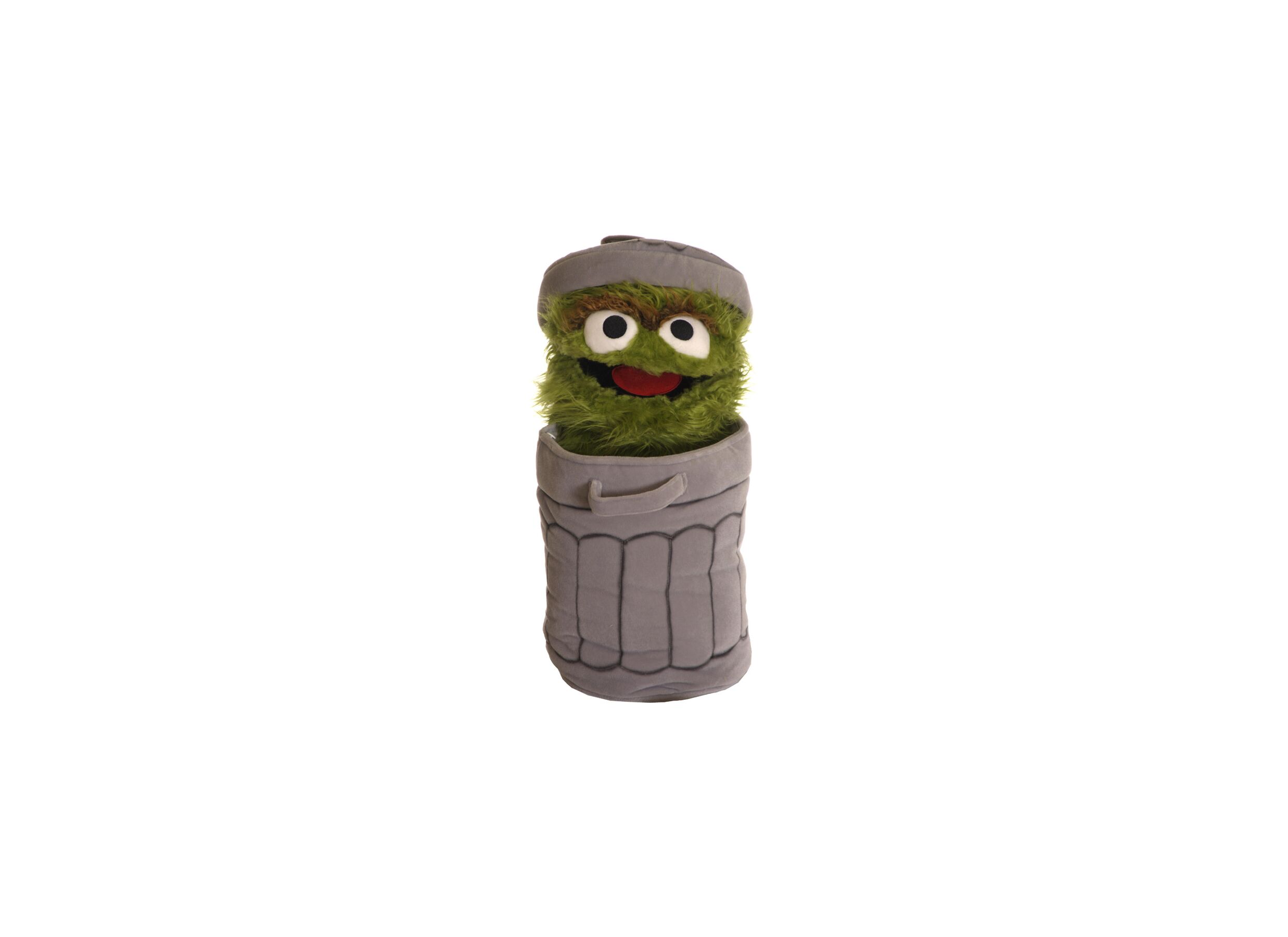 Plus Important - Marionnette à main Sesame Street Oscar the Grouch H65cm - polyester - gris/vert