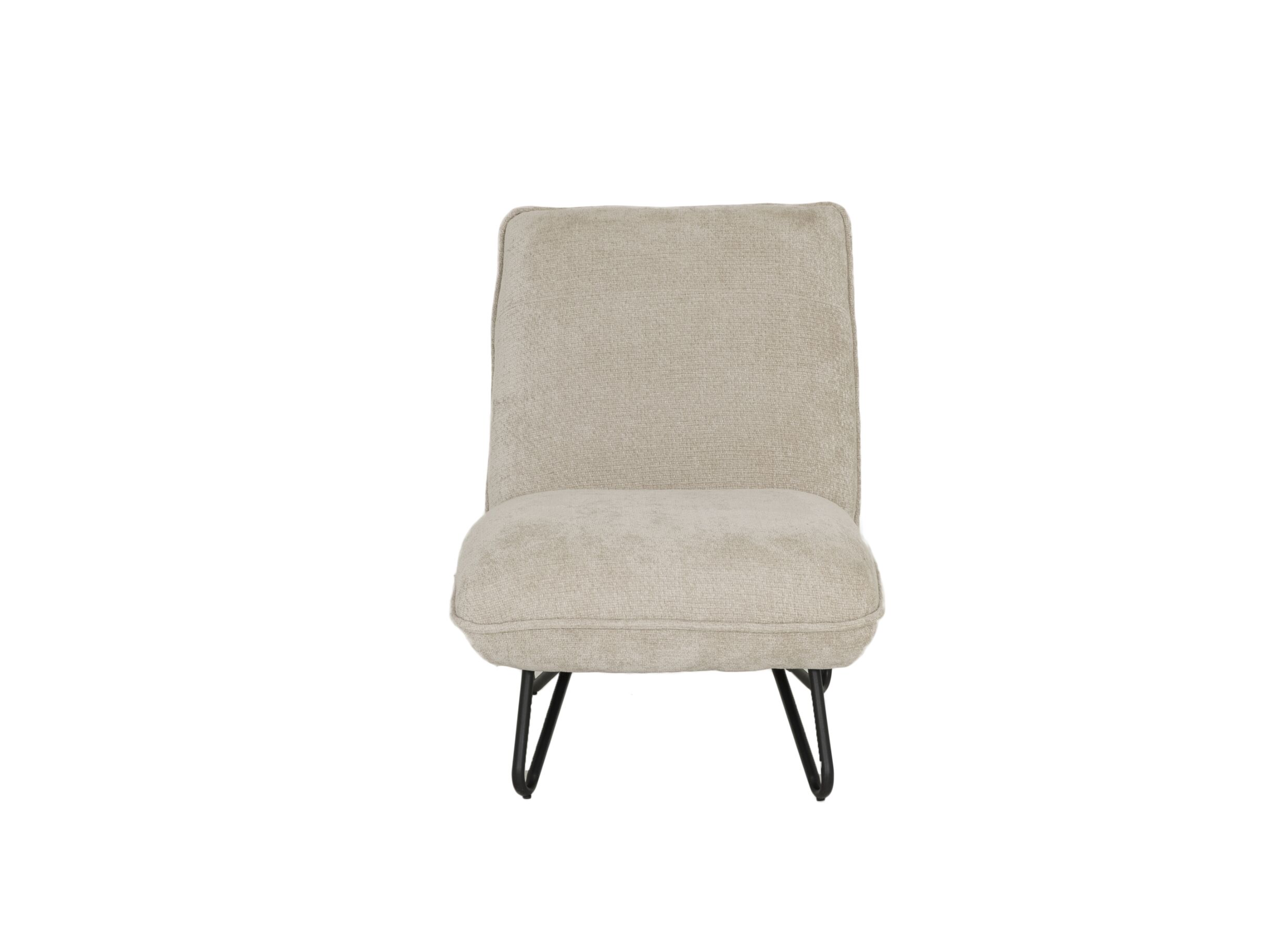 Aperçu - Fauteuil Guts 67,5x93x82cm - bouclé - beige