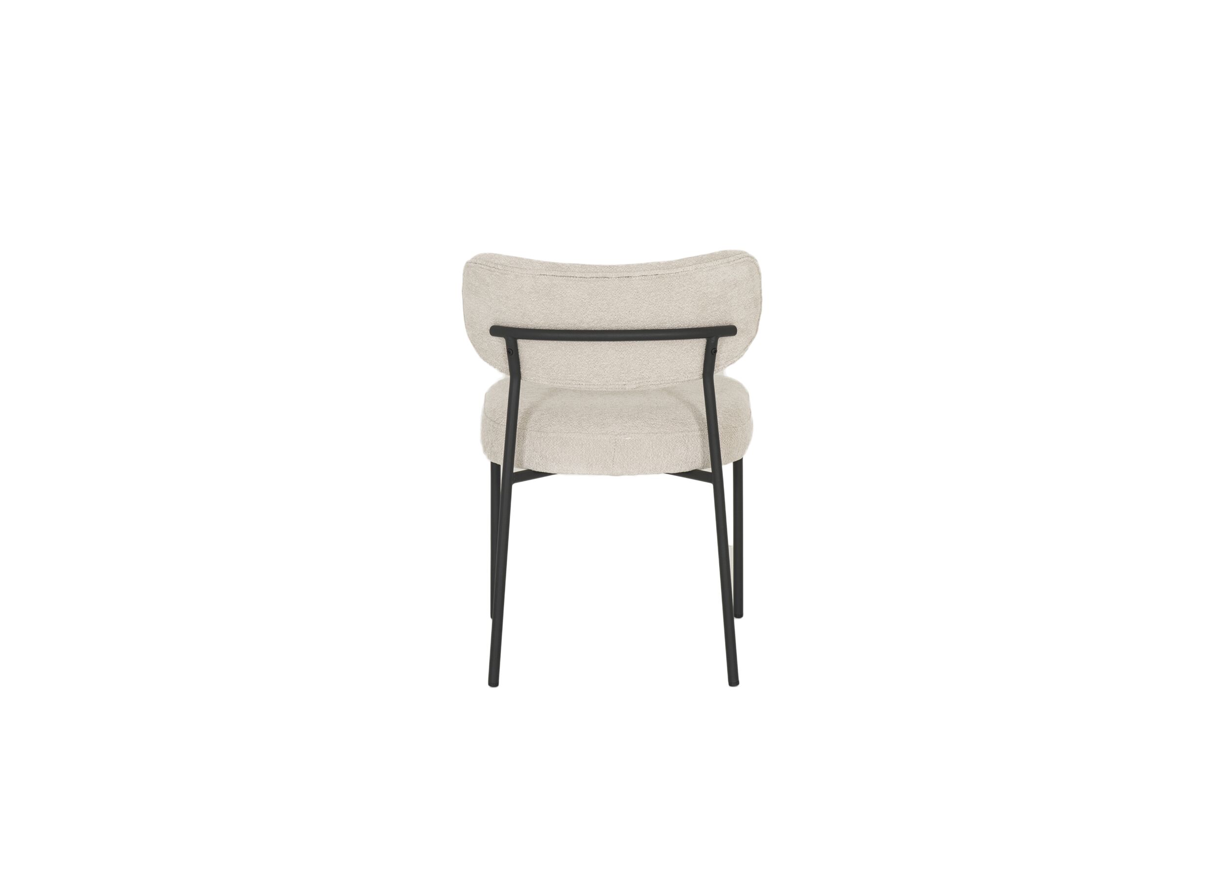 Overzichtsfoto - Stoel Alien 43x43x66cm - stof - beige