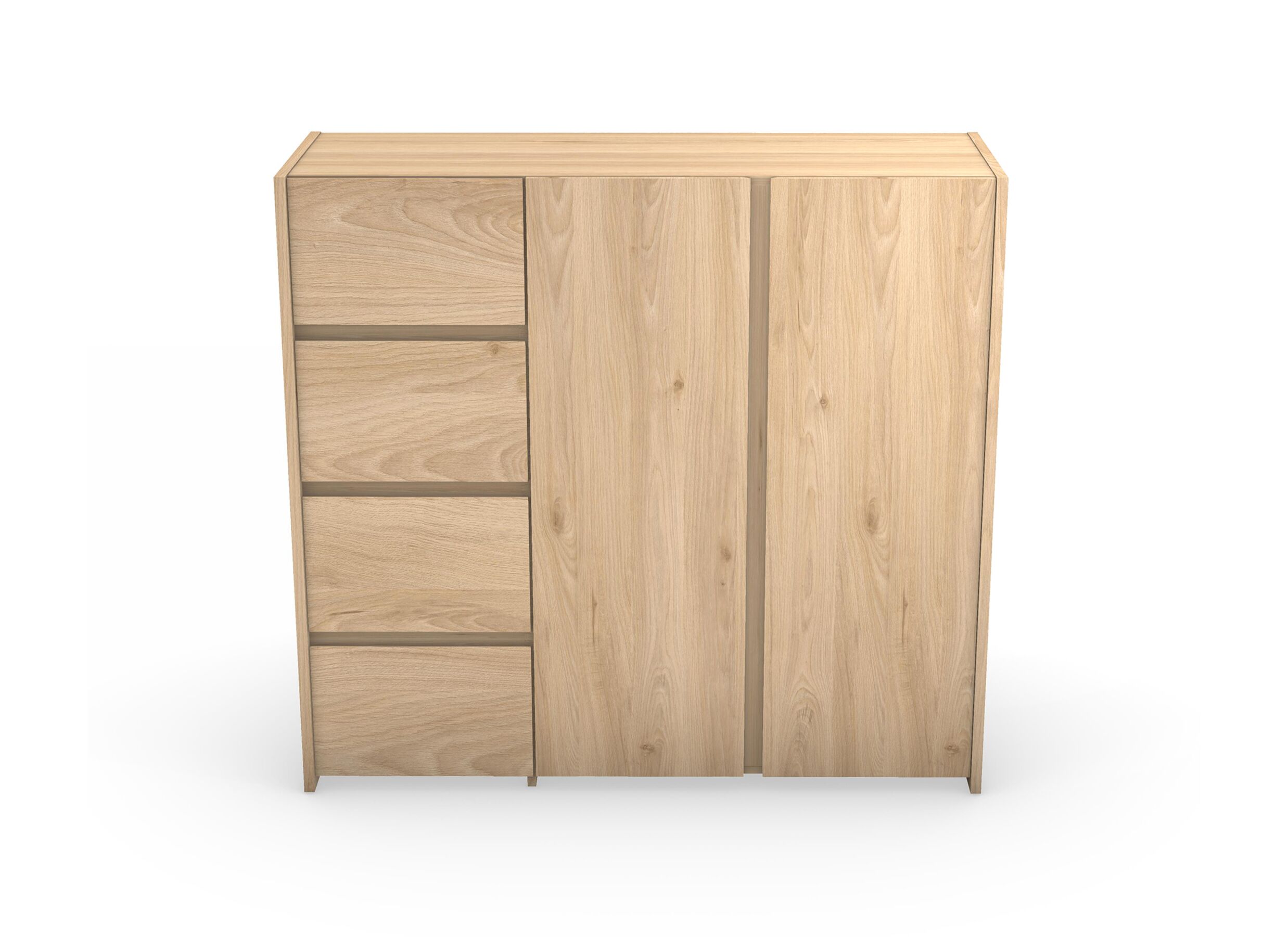 Overzichtsfoto - Commode Mosaik 116x40x108cm - decor - hickory