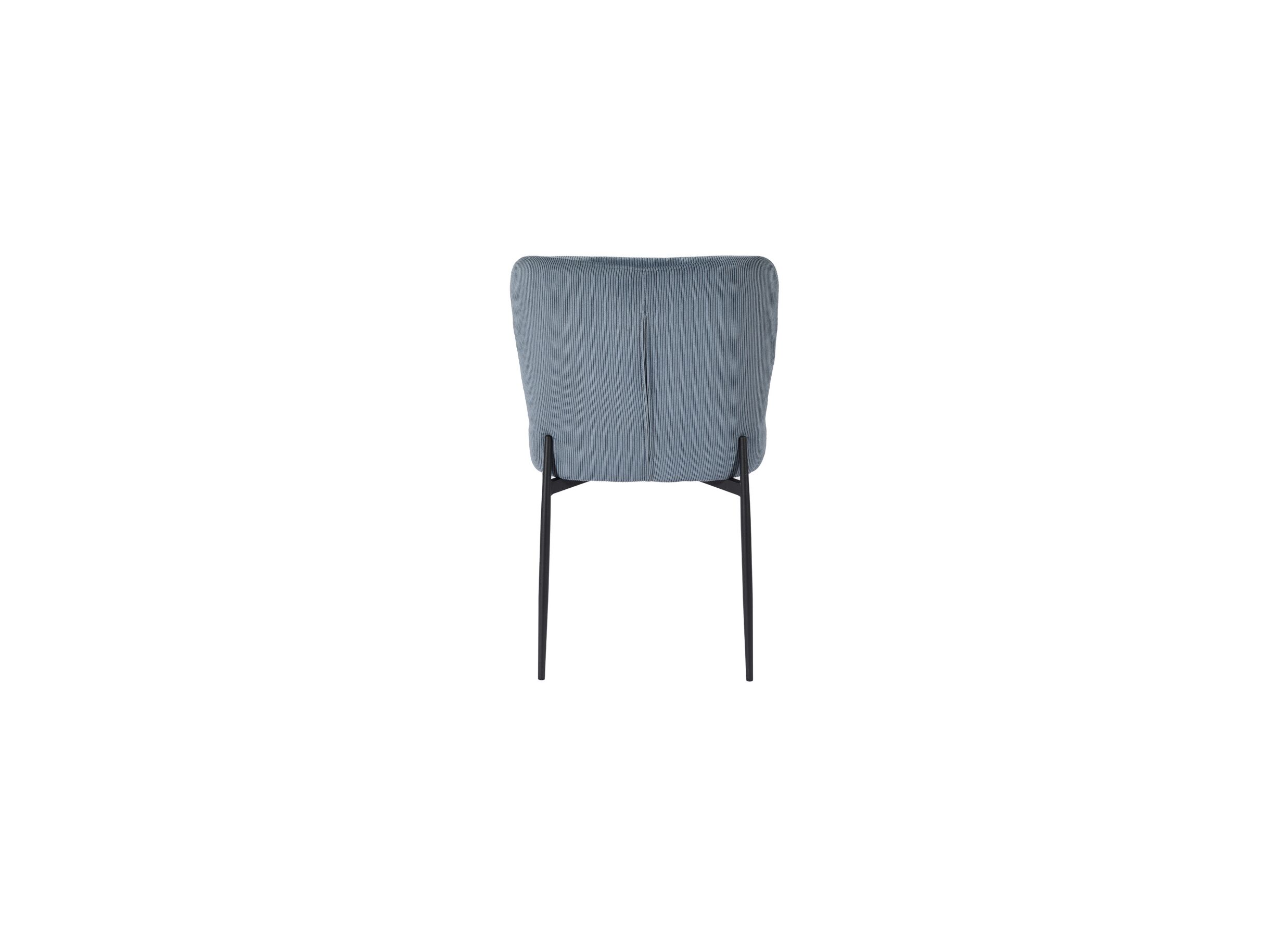 Stoel 50x60x81,5cm - stof - blauw