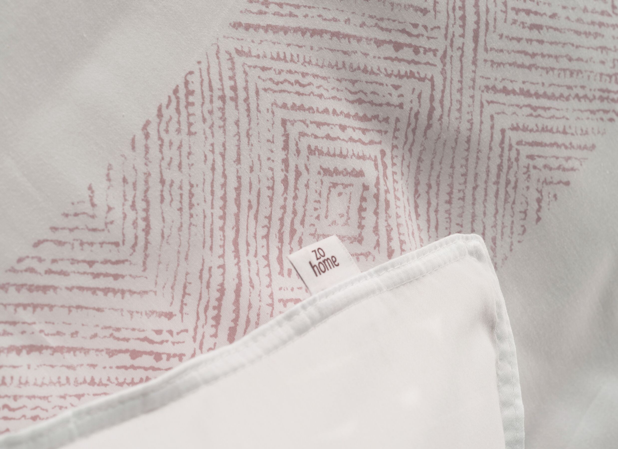 Detail - Housse de couette 240x220cm - satin de coton - shady pink