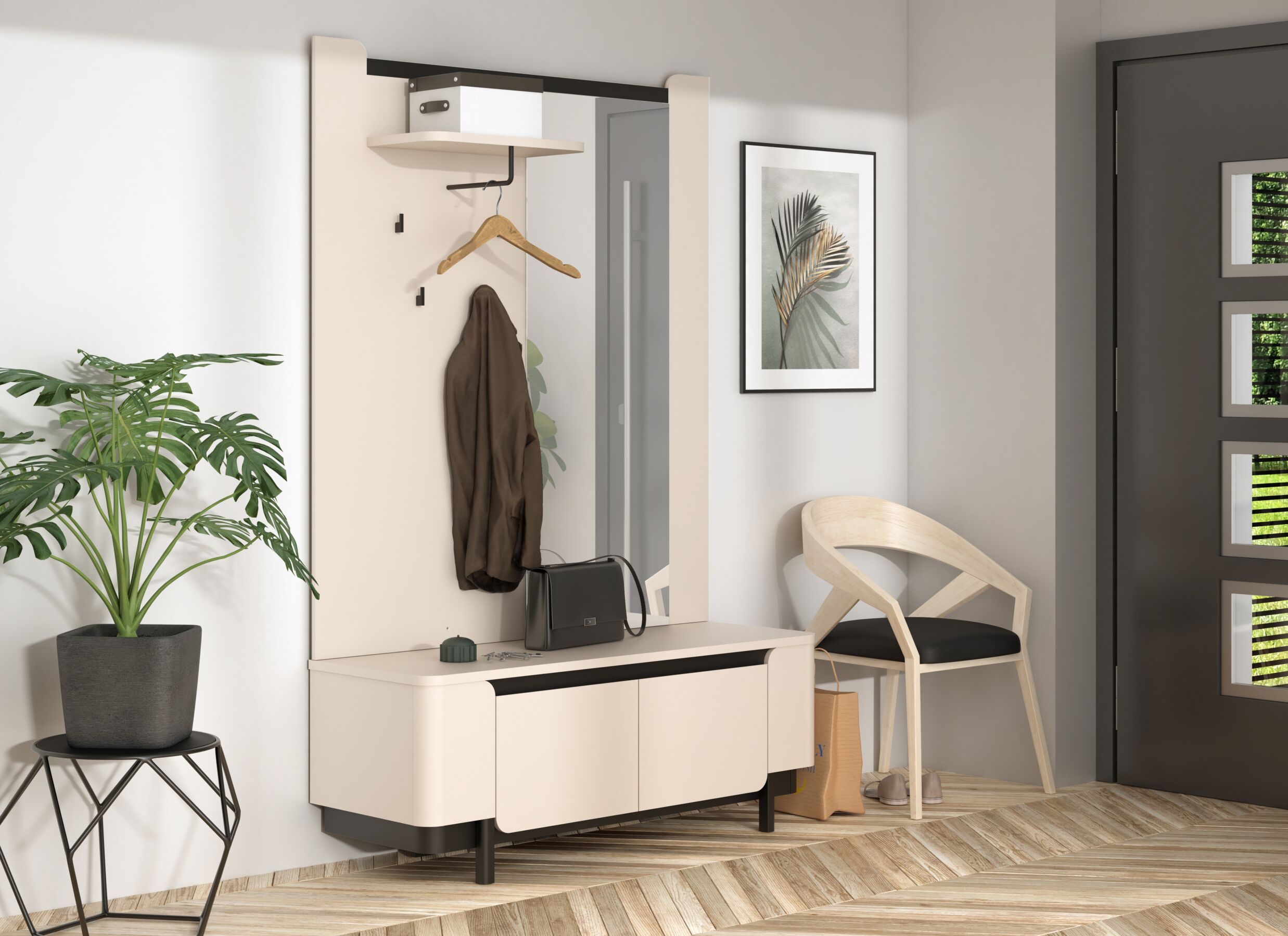 Sfeerfoto - Halkast Vodol 130cm - decor - zand & zwart