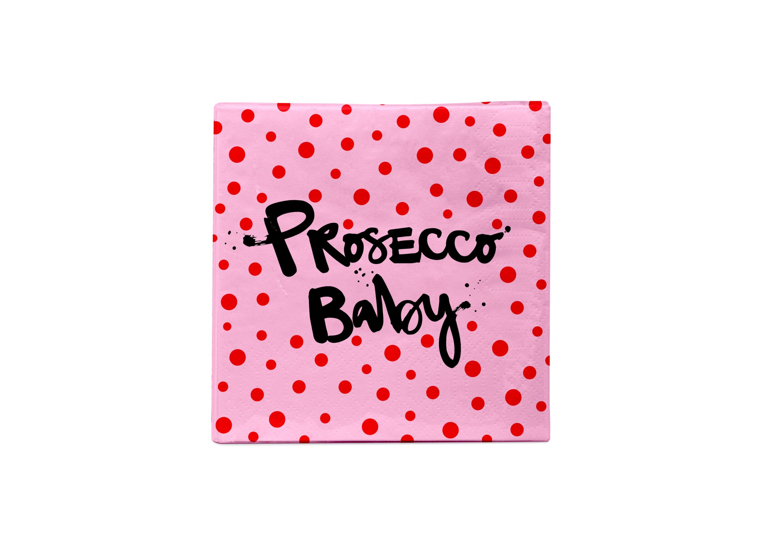 Serviette Prosecco Baby 33x33cm - 20 stuks - Serviette Prosecco Baby 33x33cm - 20 stuks