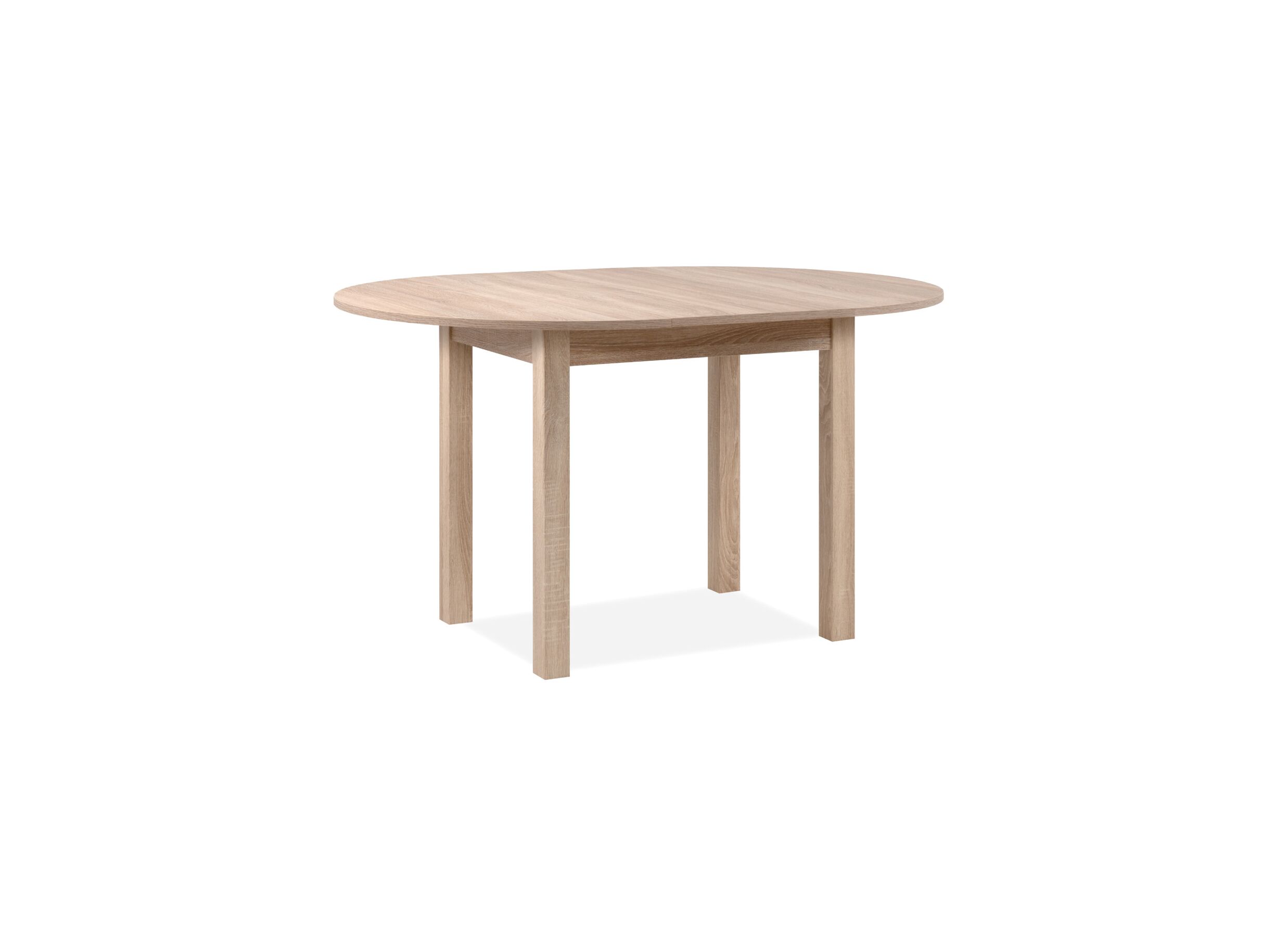 Ronde tafel Coburg 100/140x100cm - melamine - sonoma
