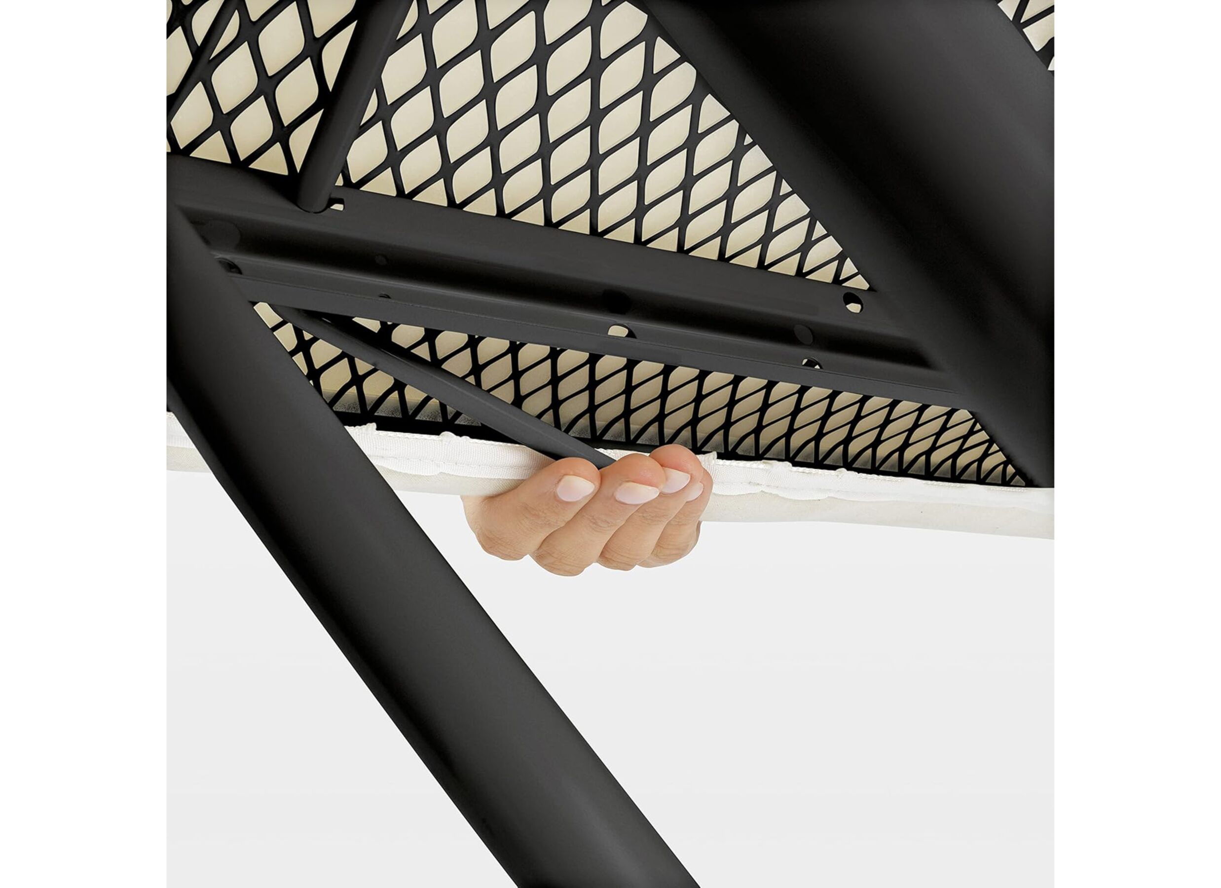 Detailfoto - Strijkplank Brabantia 124x45cm - staal - denim black