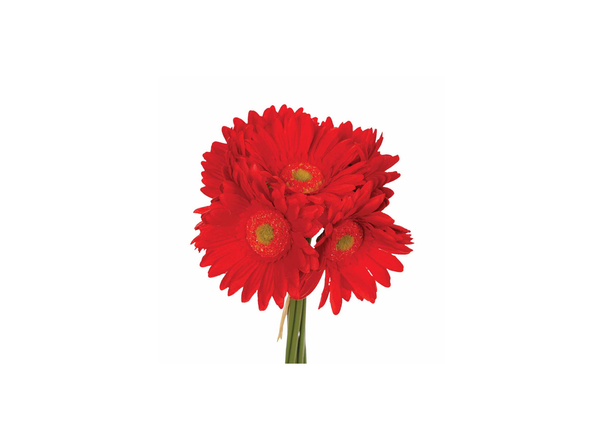Kunstbloem Gerbera H26cm, 7 stuks