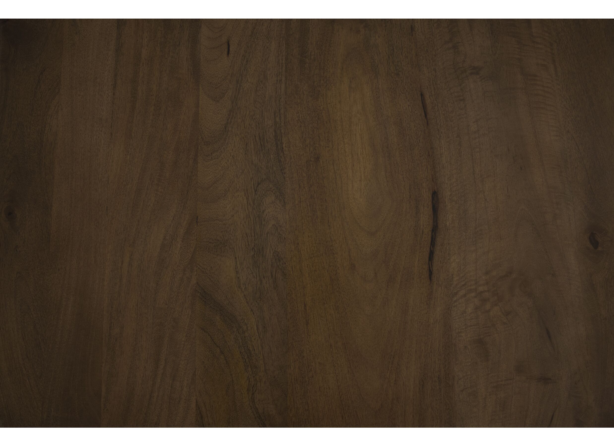 Couleurs - Table Marrone 200x100cm - manguier massif - marron