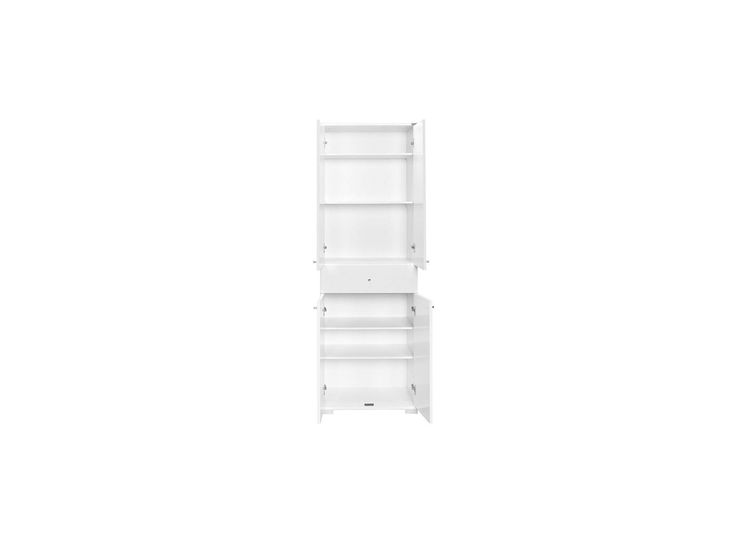 Armoire Picton 60cm - mélamine - high gloss white