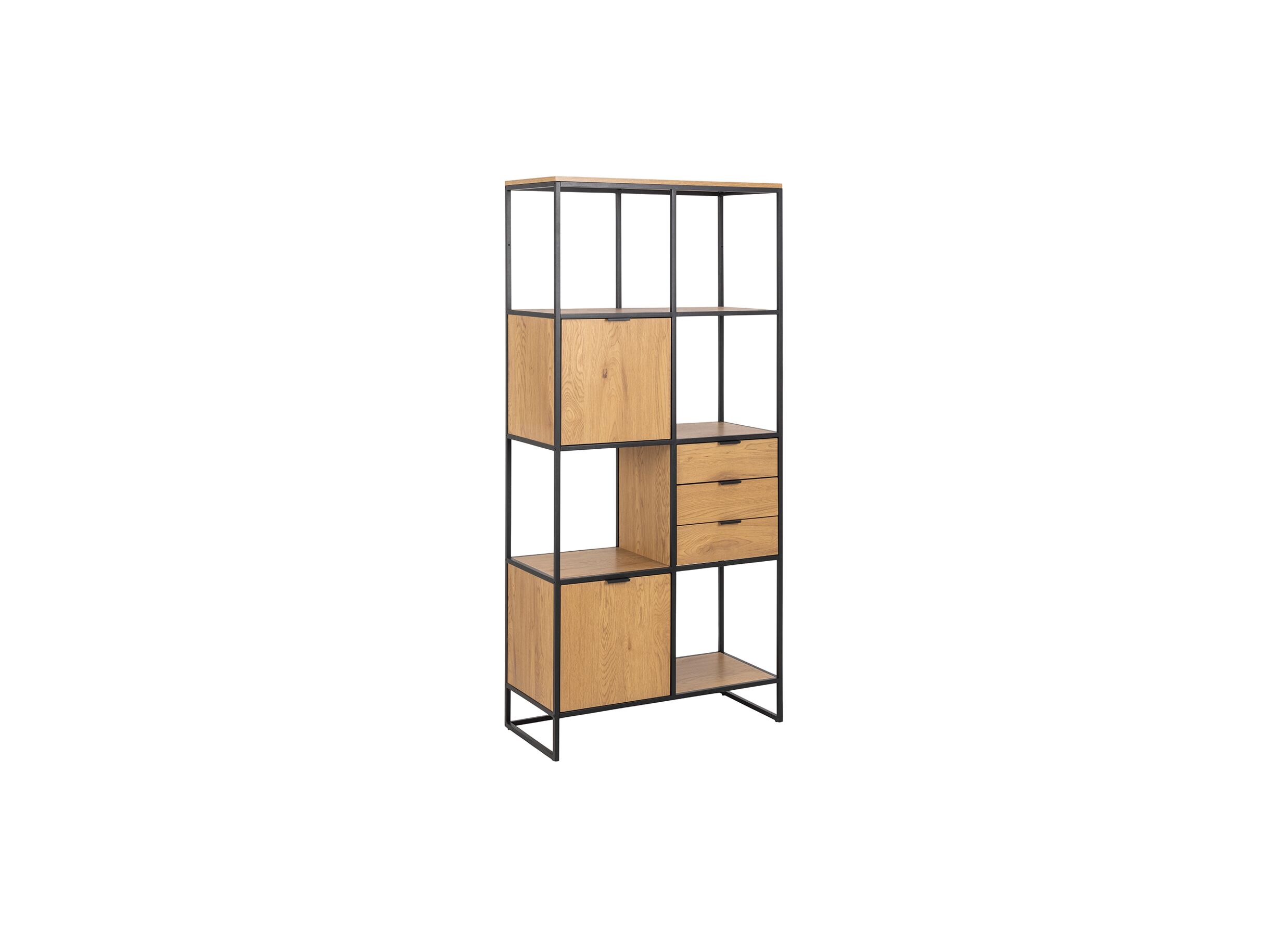 Boekenkast 85x40x183cm - decor - wild oak