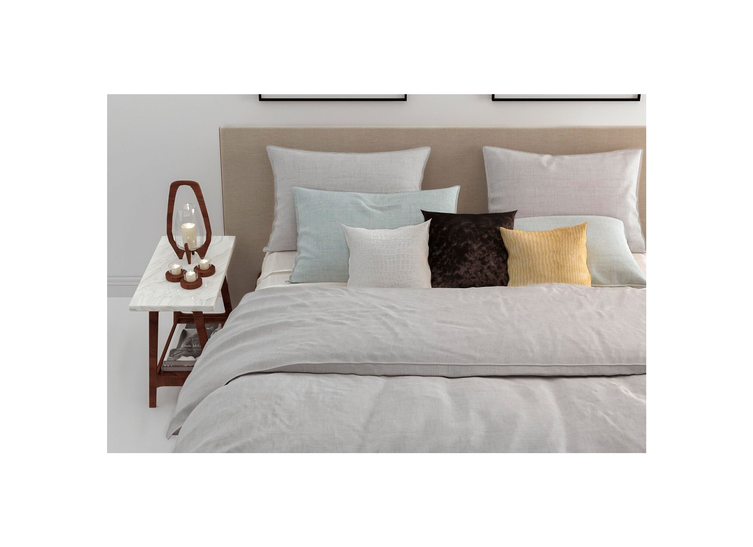 Foto ambiance - Housse de couette 200x220cm coton