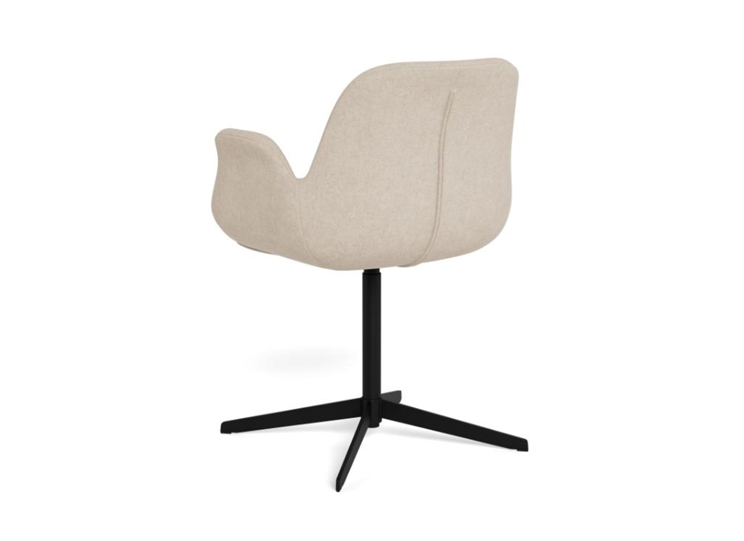 Overzichtsfoto - Draaistoel 57,5x55x81cm - stof - zand