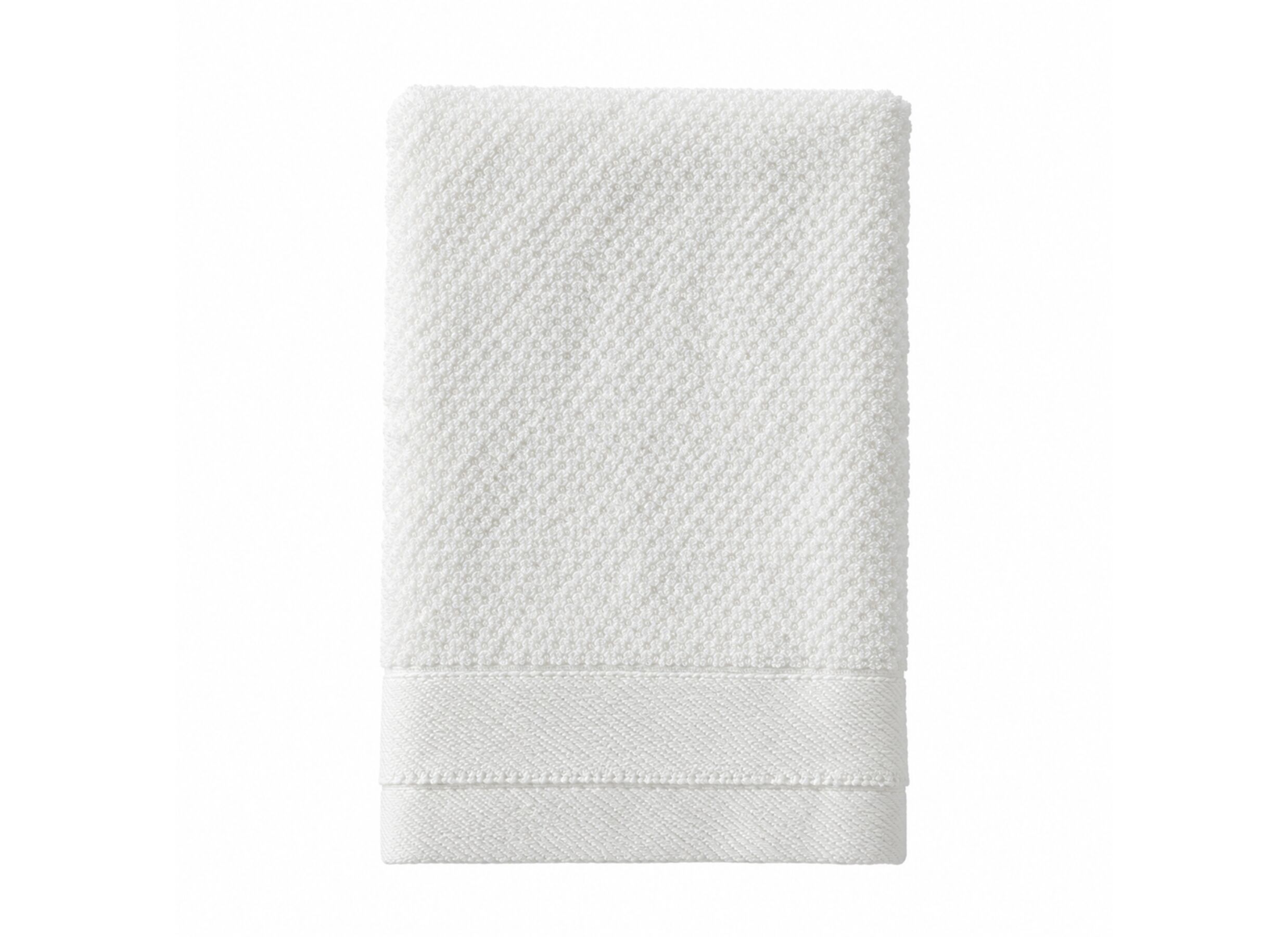 Gastendoekje Organic 30x50cm - katoen - krijt - Serviette invité Organic 30x50cm - coton - craie