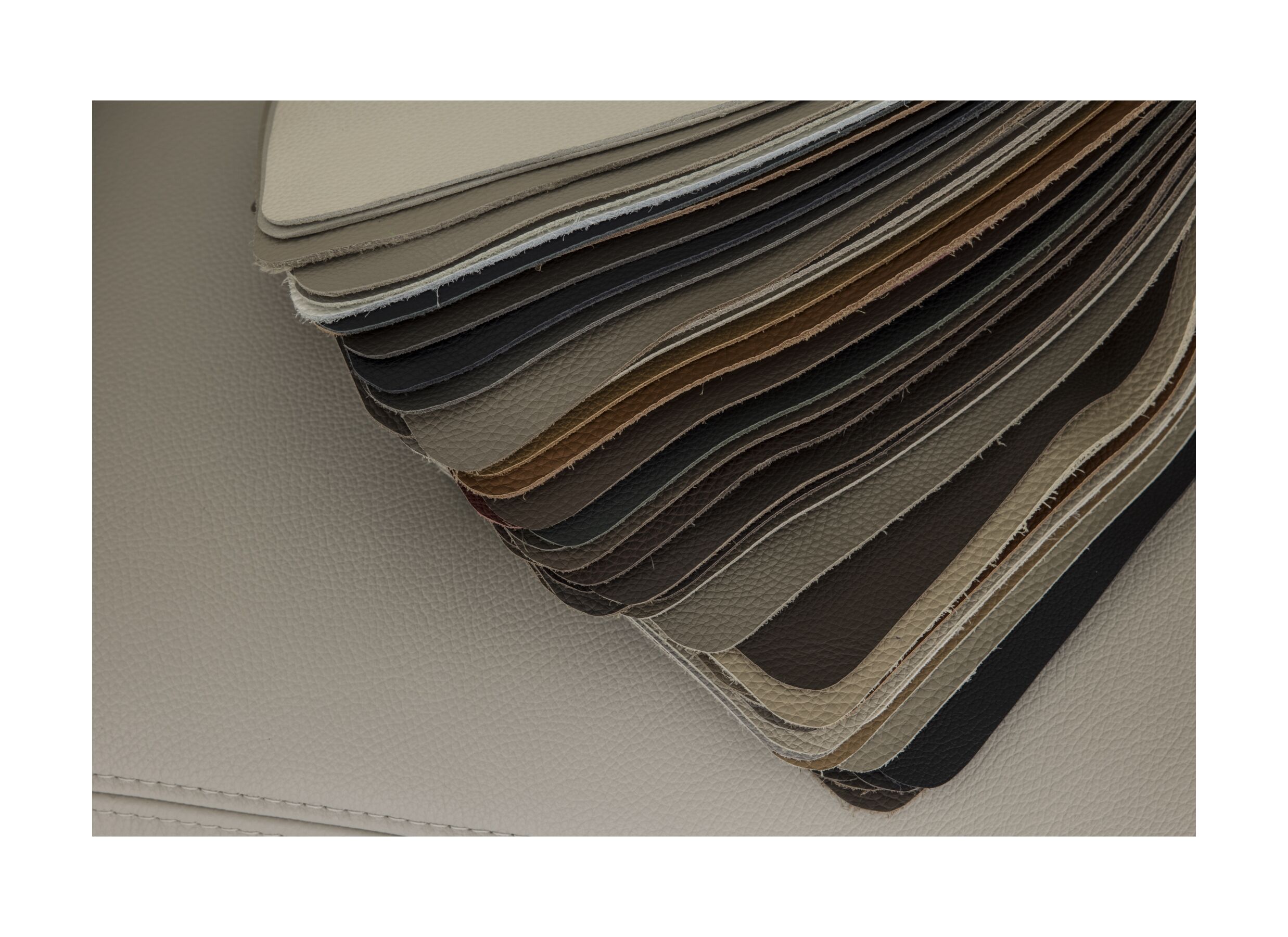 Couleurs - Canapé Dax 3+2+1 places - cuir - beige avec relax