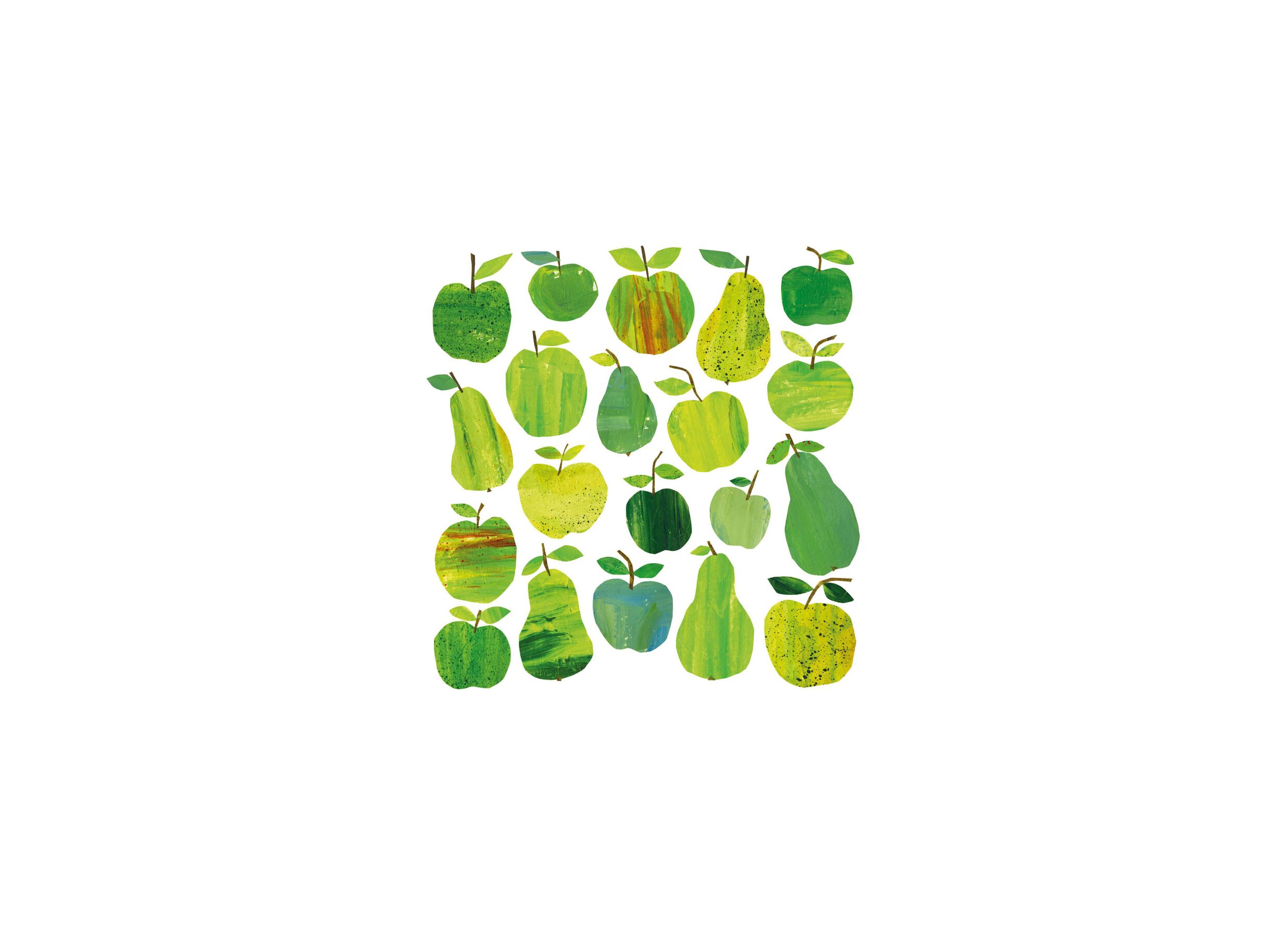 Serviette Apple & Pear 33x33cm vert 20 pièces - Serviette Apple & Pear 33x33cm vert 20 pièces