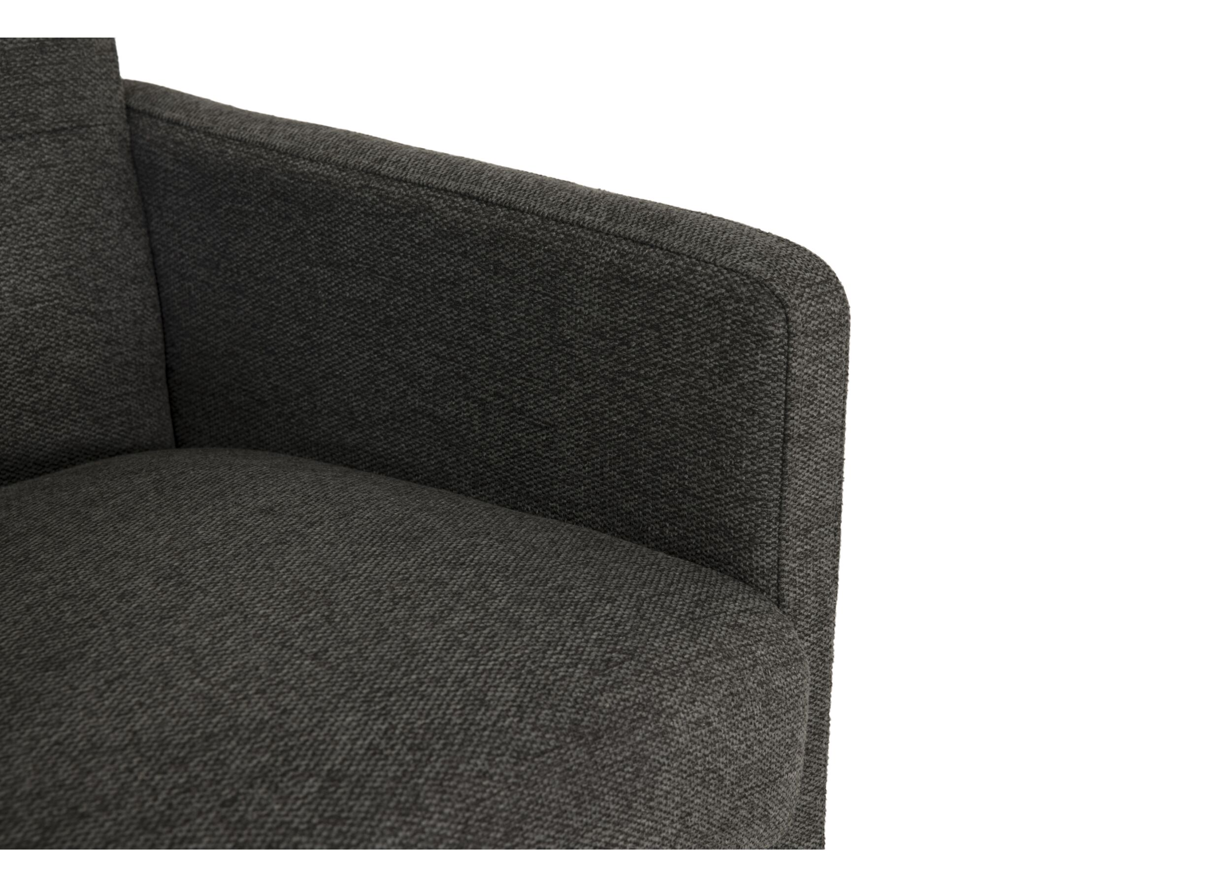 Detail - Chaise Bilbao 59x57x97cm - tissu - anthracite