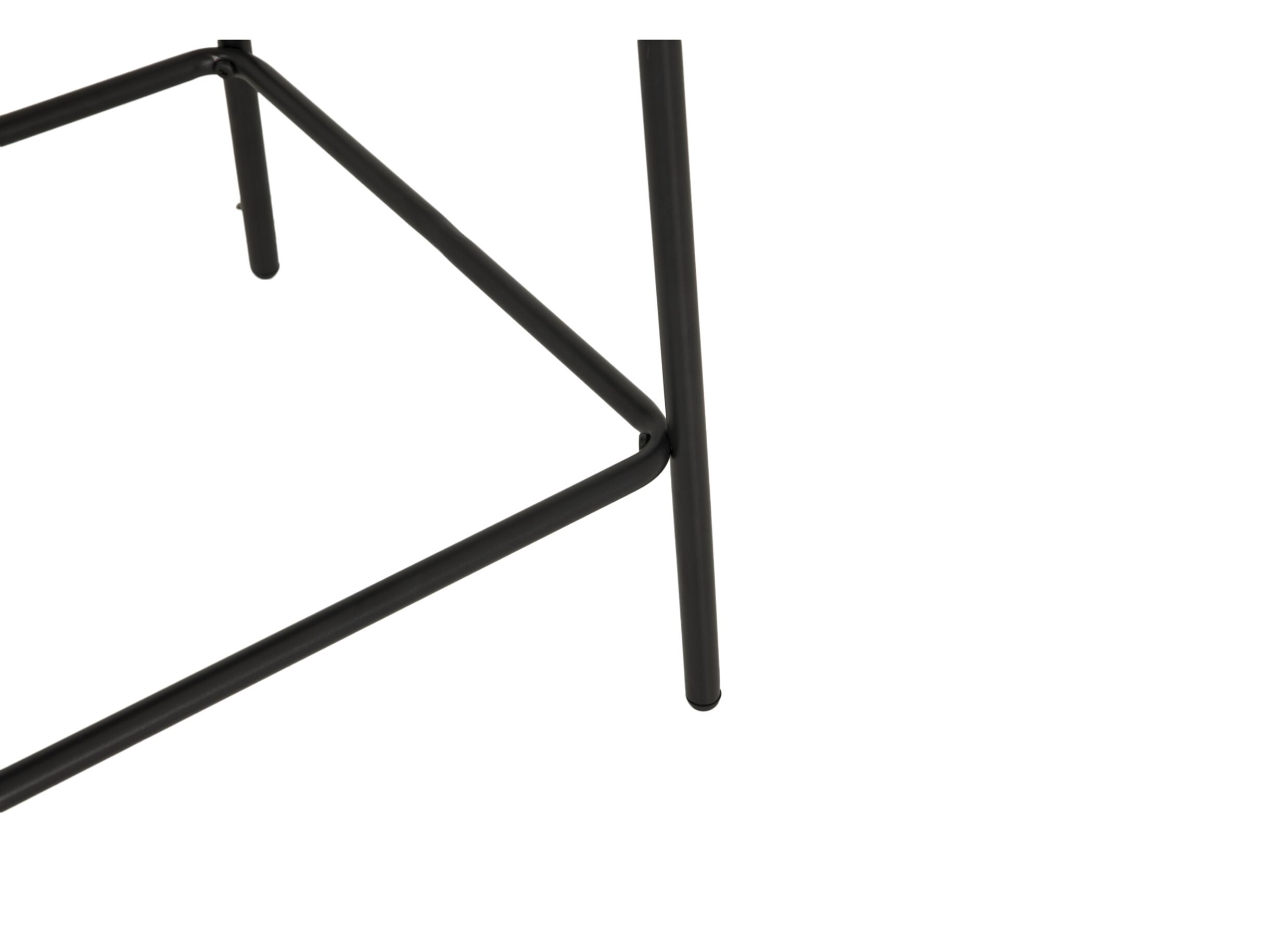 Barstoel Shell ZH65cm - stof - roest
