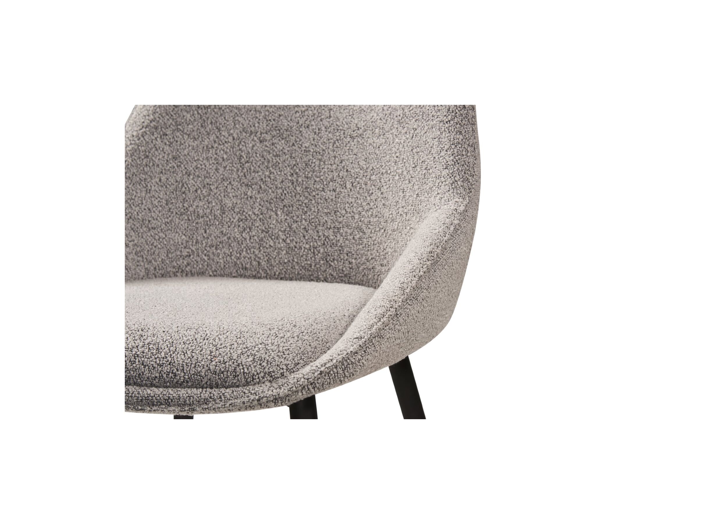 Stoel Figo 50x47x87cm - stof - grijs