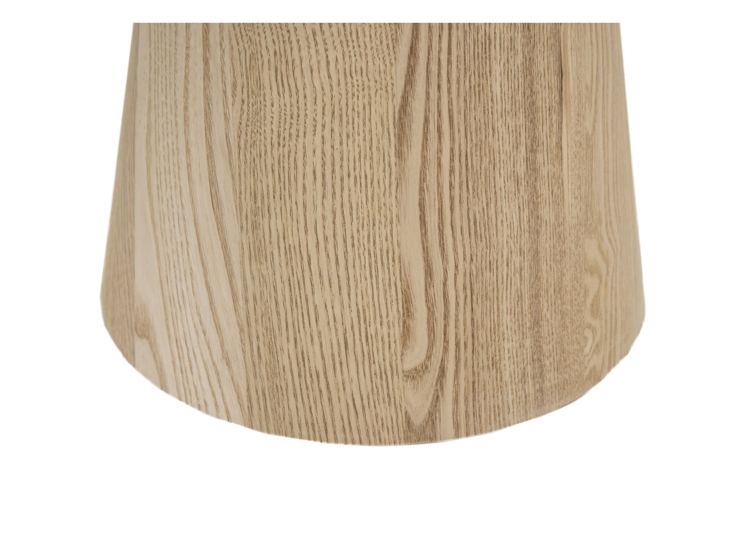 Detail - Table basse Mush Ø45cm - placage de frêne & décor - naturel