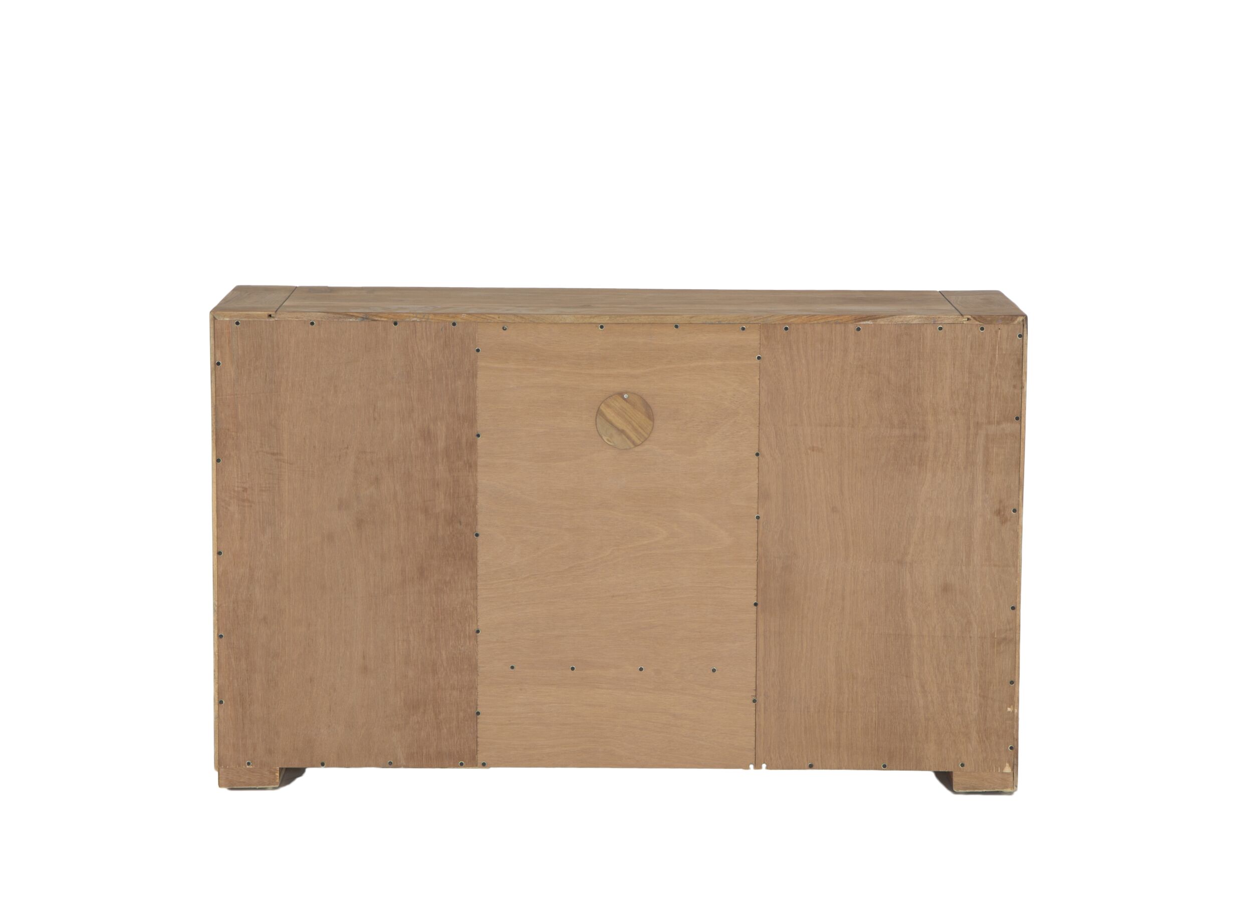 Meuble TV Carbone 150cm - sheesham massif & décor- naturel