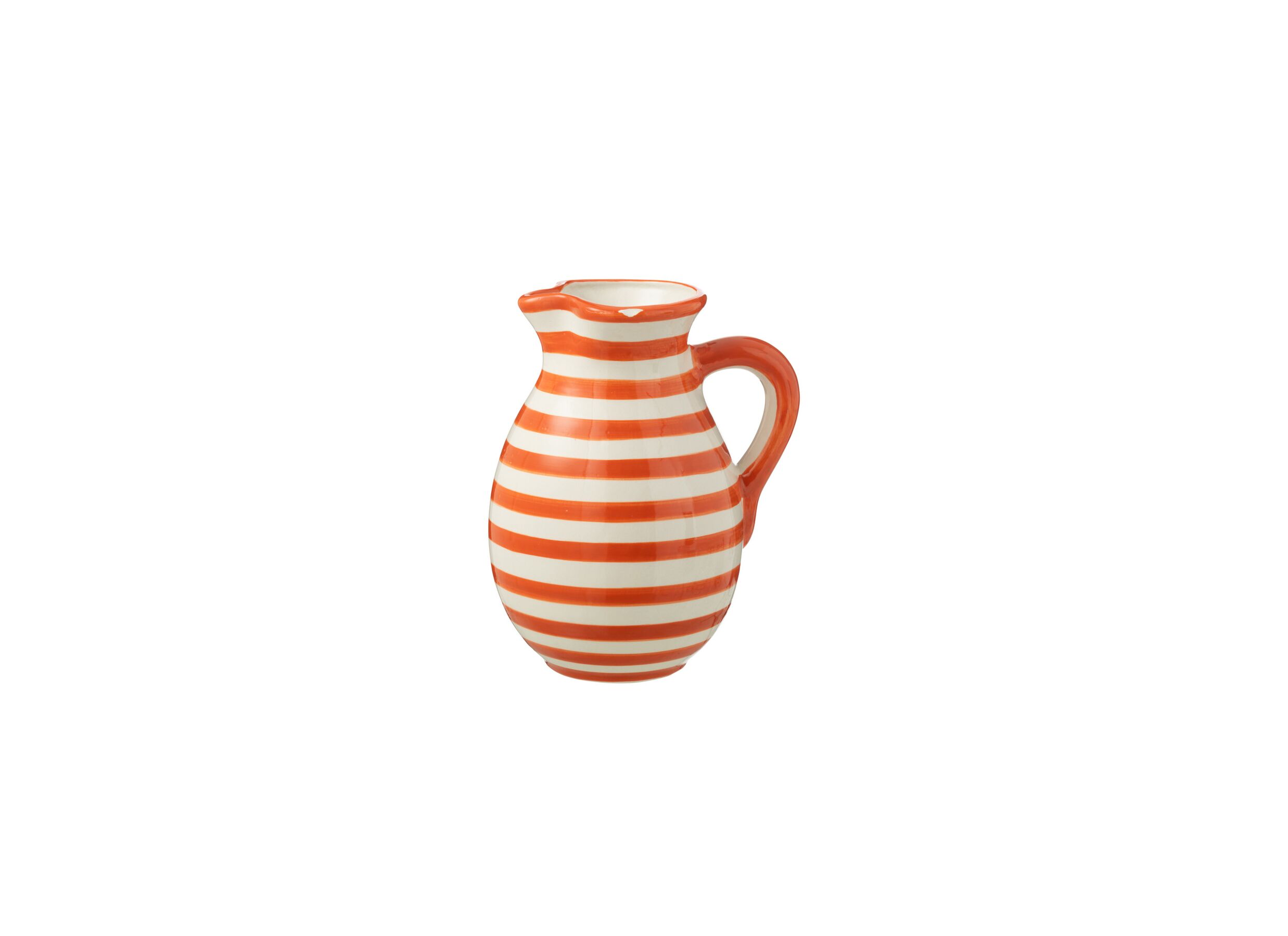 Plus Important - Carafe Grana H26cm - céramique - orange/blanc