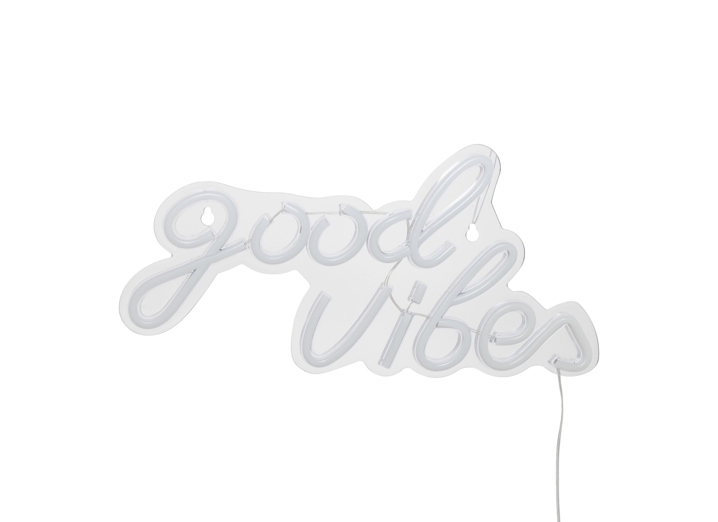 Overzichtsfoto - Ledlamp Neon Good Vibes 40,5x20cm - kunststof - roze