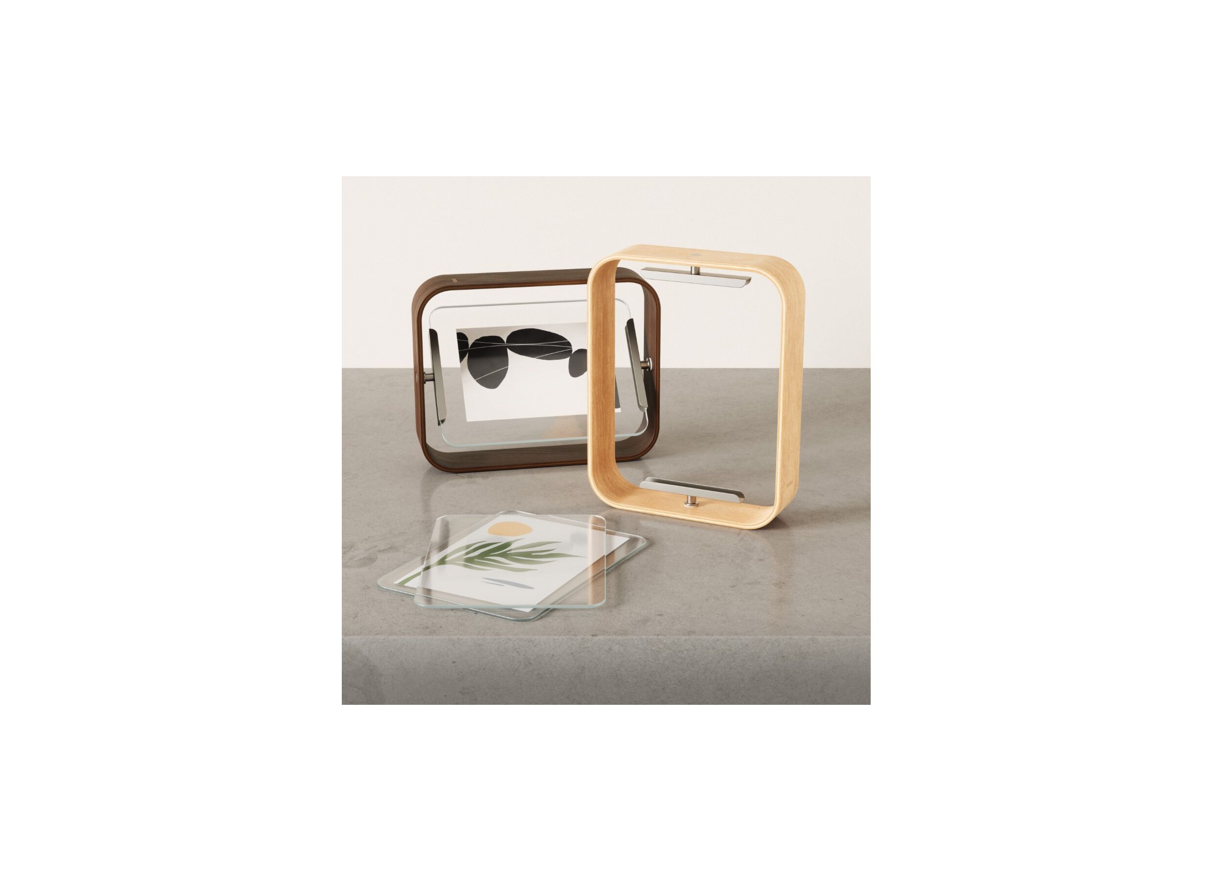 Photo ensemble - Cadre photo Bellwood 18x13cm - hêtre - naturel