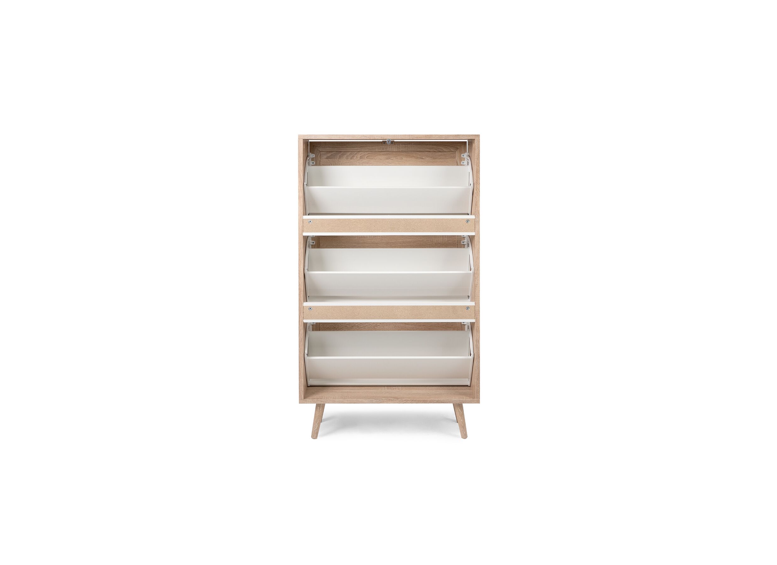 Schoenenkast Bali 70x24x125cm - melamine - sonoma eik