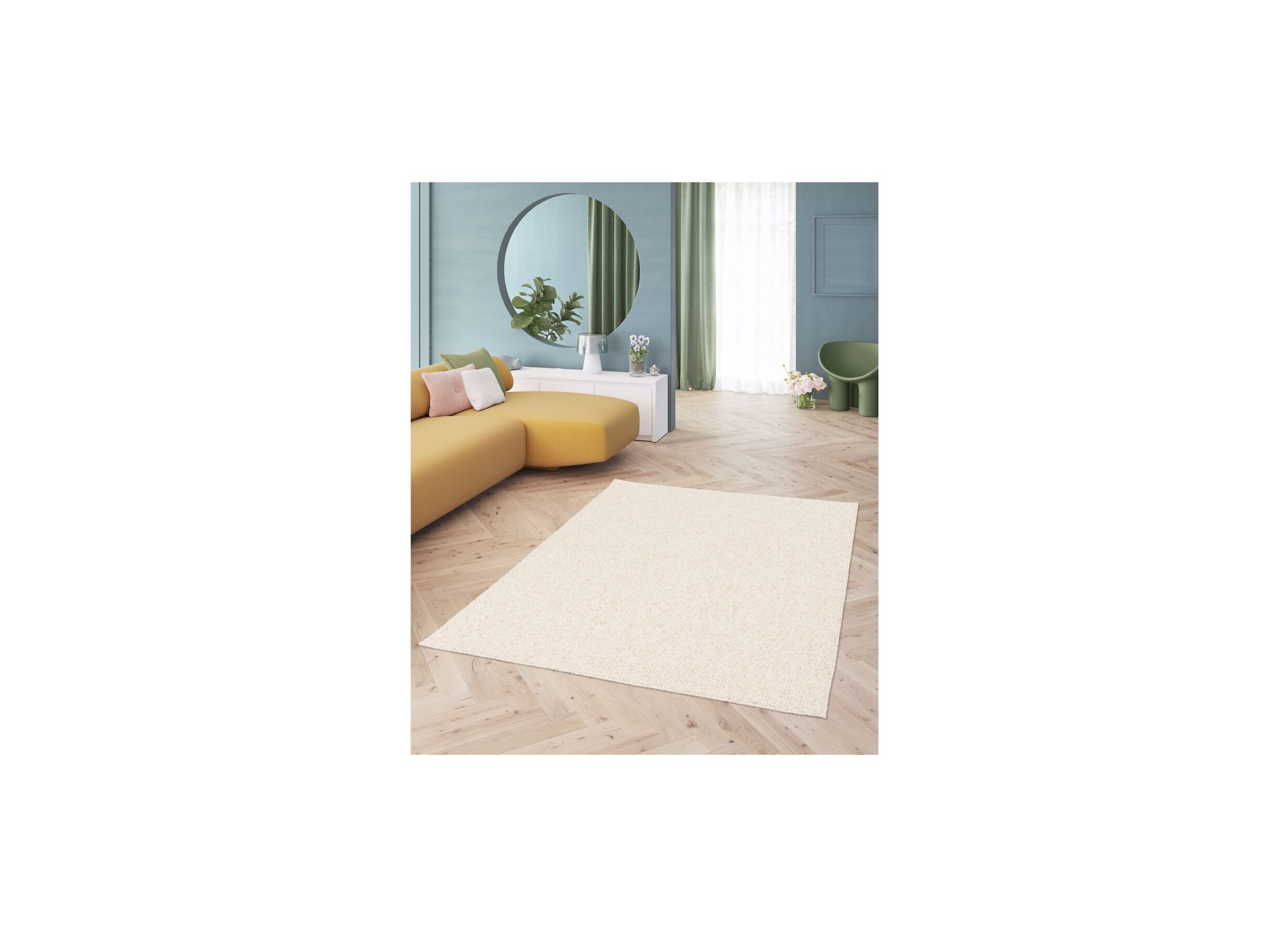 Foto ambiance - Tapis Paya 200x290cm - polypropylène - crème