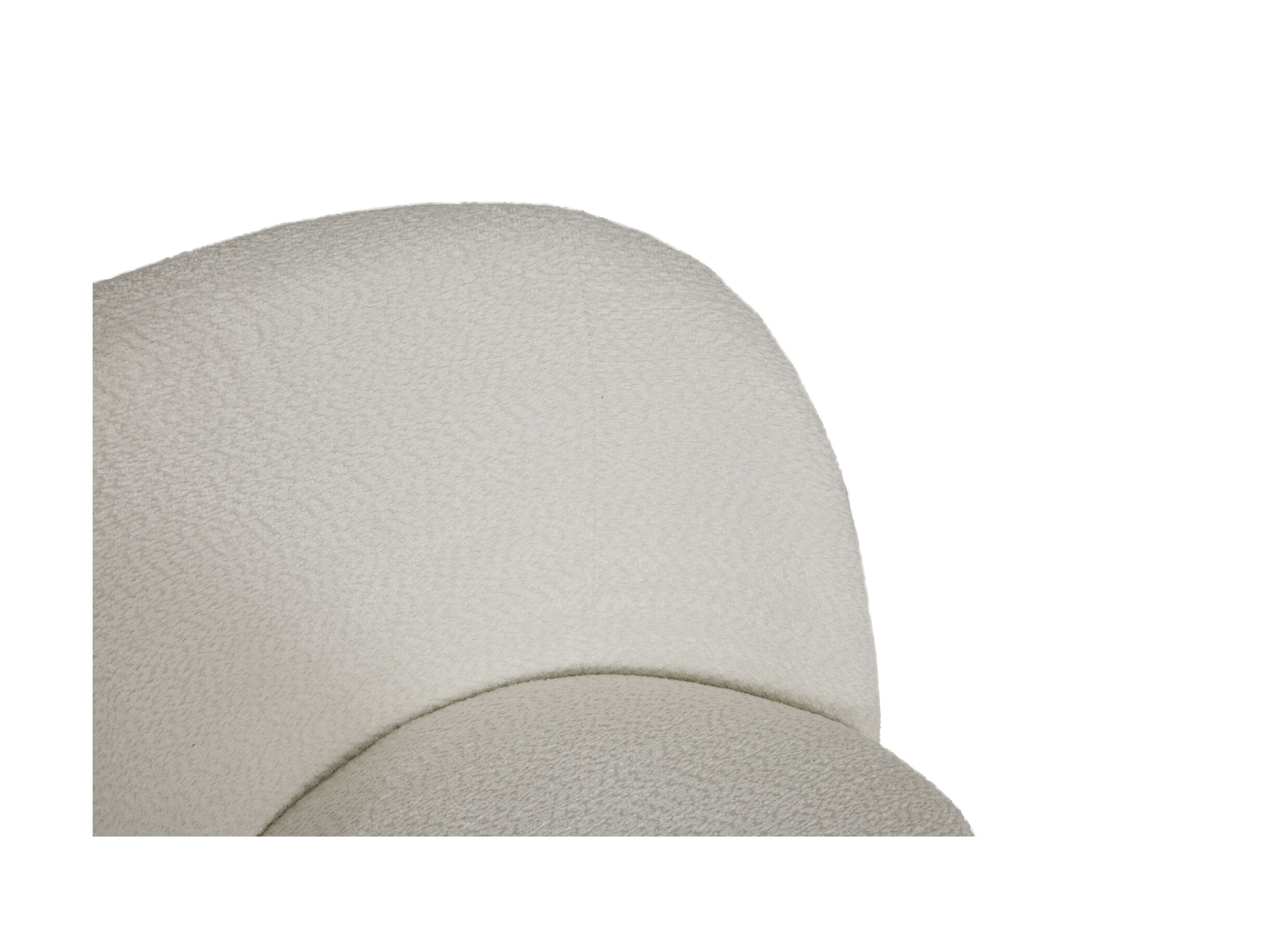 Detail - Fauteuil pivotant Companion 71x77x74cm - chenille - blanc