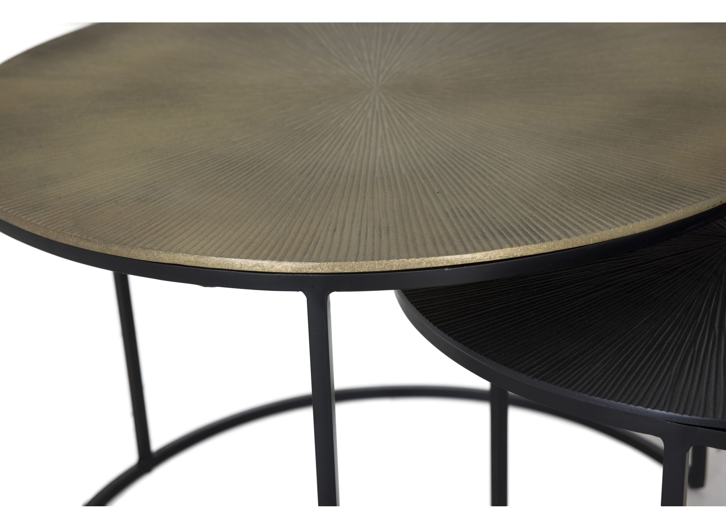 Detail - Table d'appoint Laggan Ø61/Ø43cm lot de 2