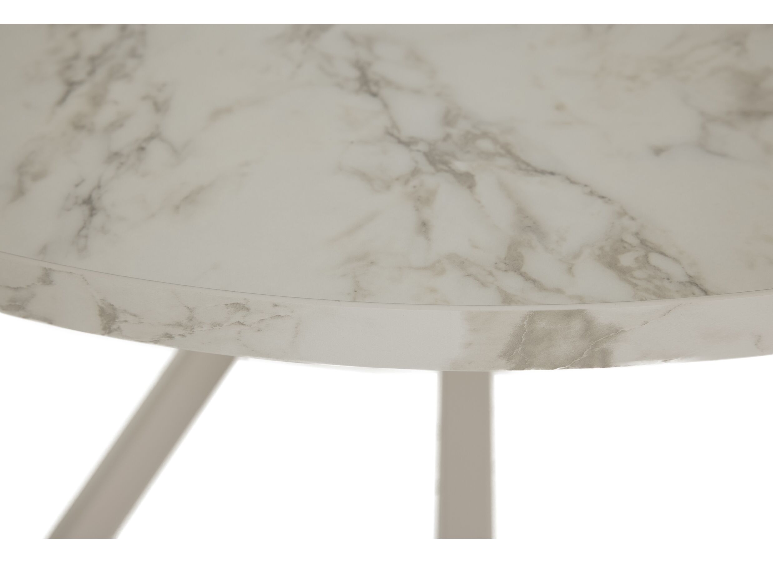 Detail - Table de bar Onyx Ø120cm - décor - carrara creamy & sand