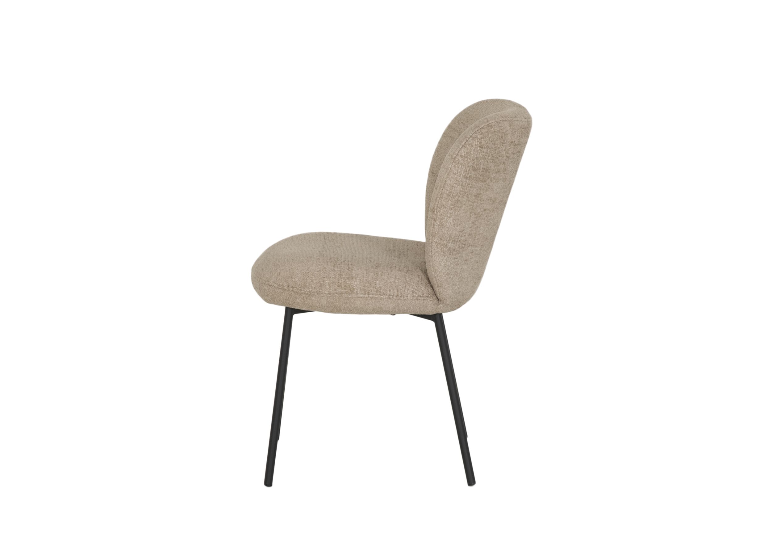 Overzichtsfoto - Stoel Levanto 64x52x83cm - stof - beige