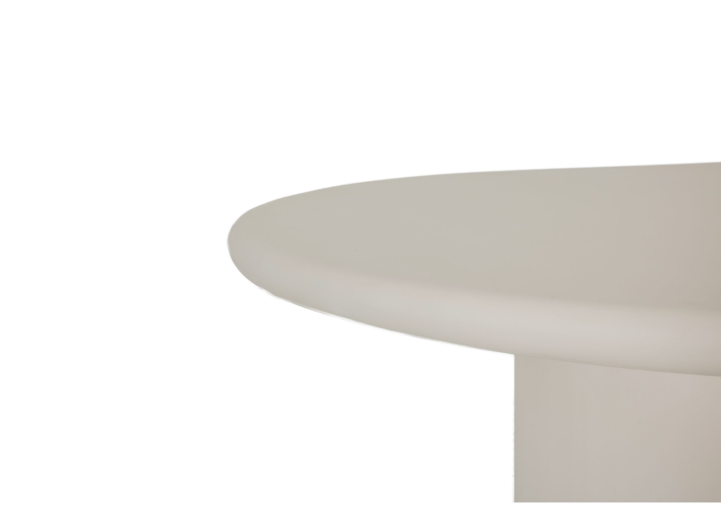 Detail - Table Macaron 240x100cm - micro ciment - beige