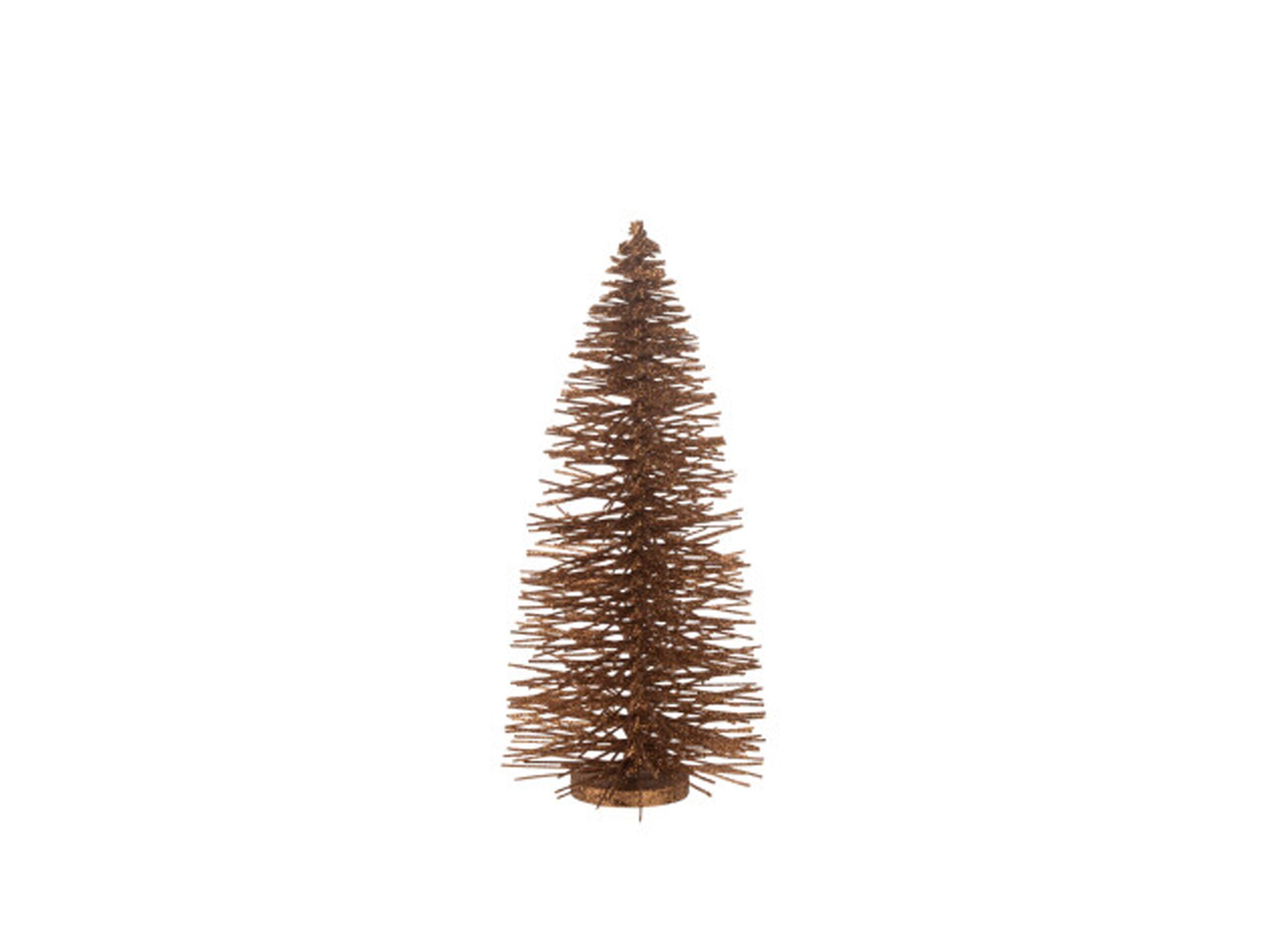 Plus Important - Arbre de Noël Ø20x48cm - bois - marron