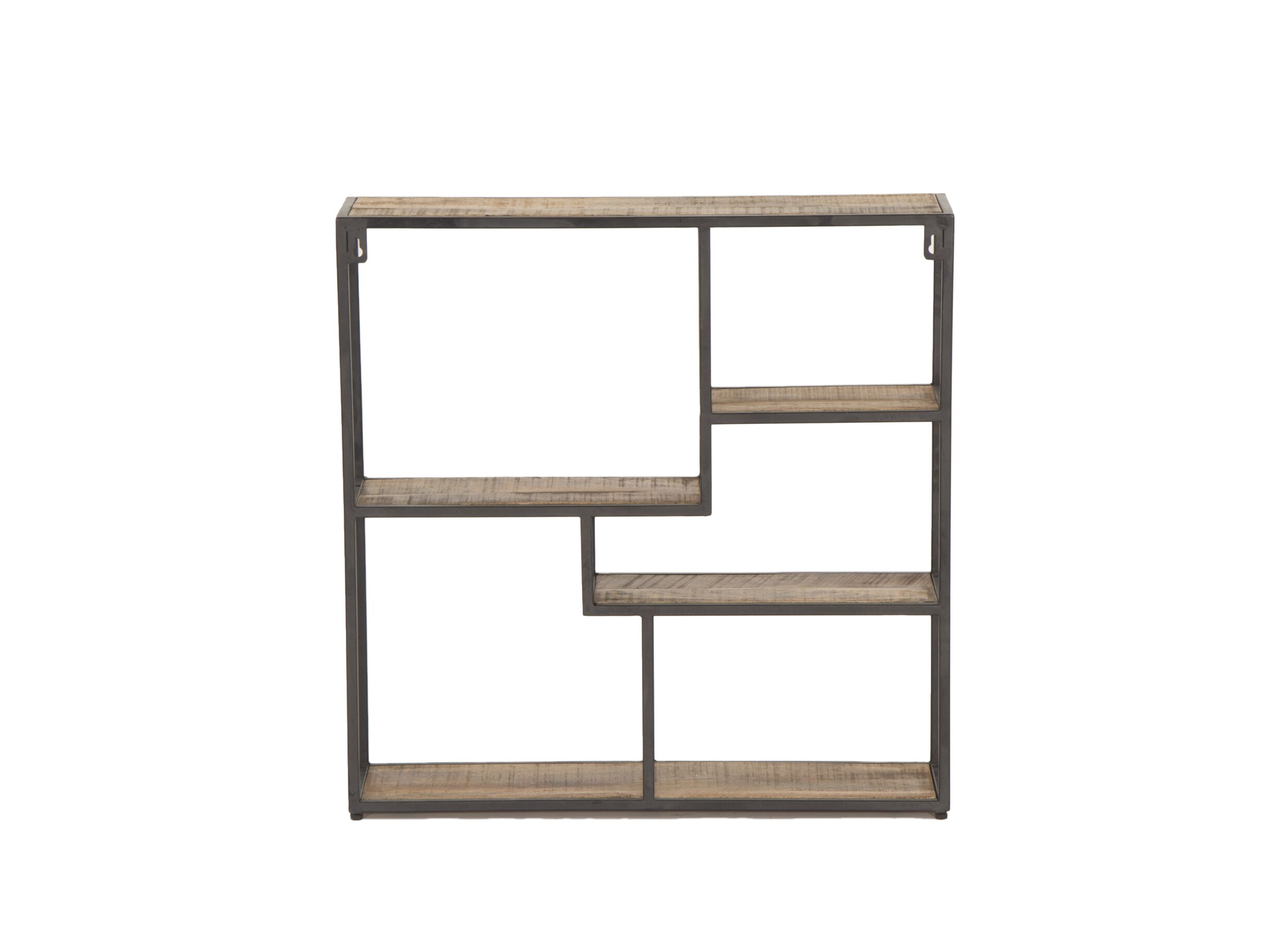 Wandrek Amador 80x20x80cm zwart bruin