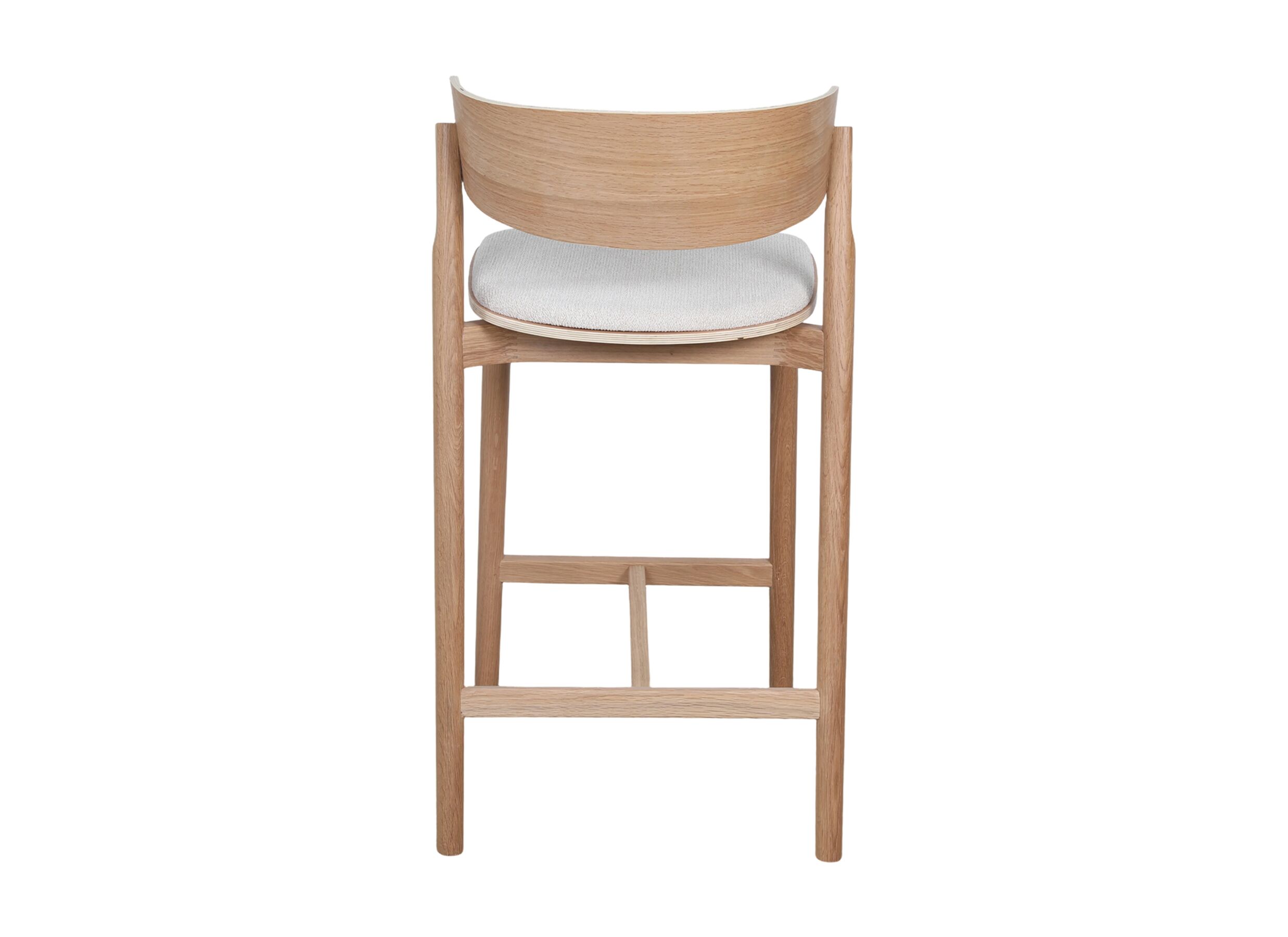 Overzichtsfoto - Barstoel Grady ZH67cm - eik massief - white oak